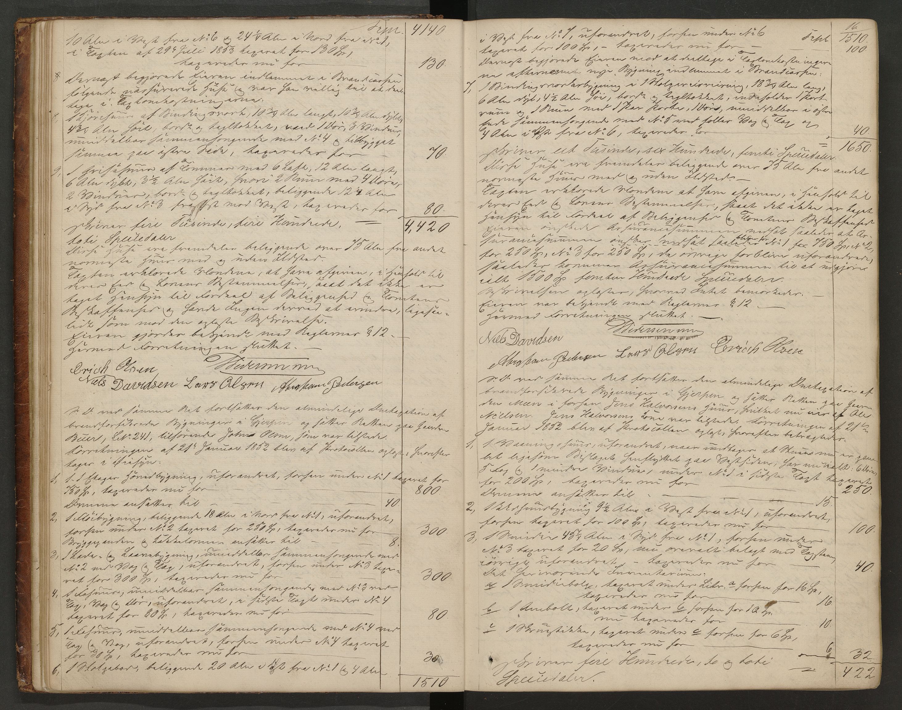 Gjerpen og Siljan lensmannskontor, AV/SAKO-A-555/Y/Ye/Yea/L0002: Branntakstprotokoll, 1856-1873