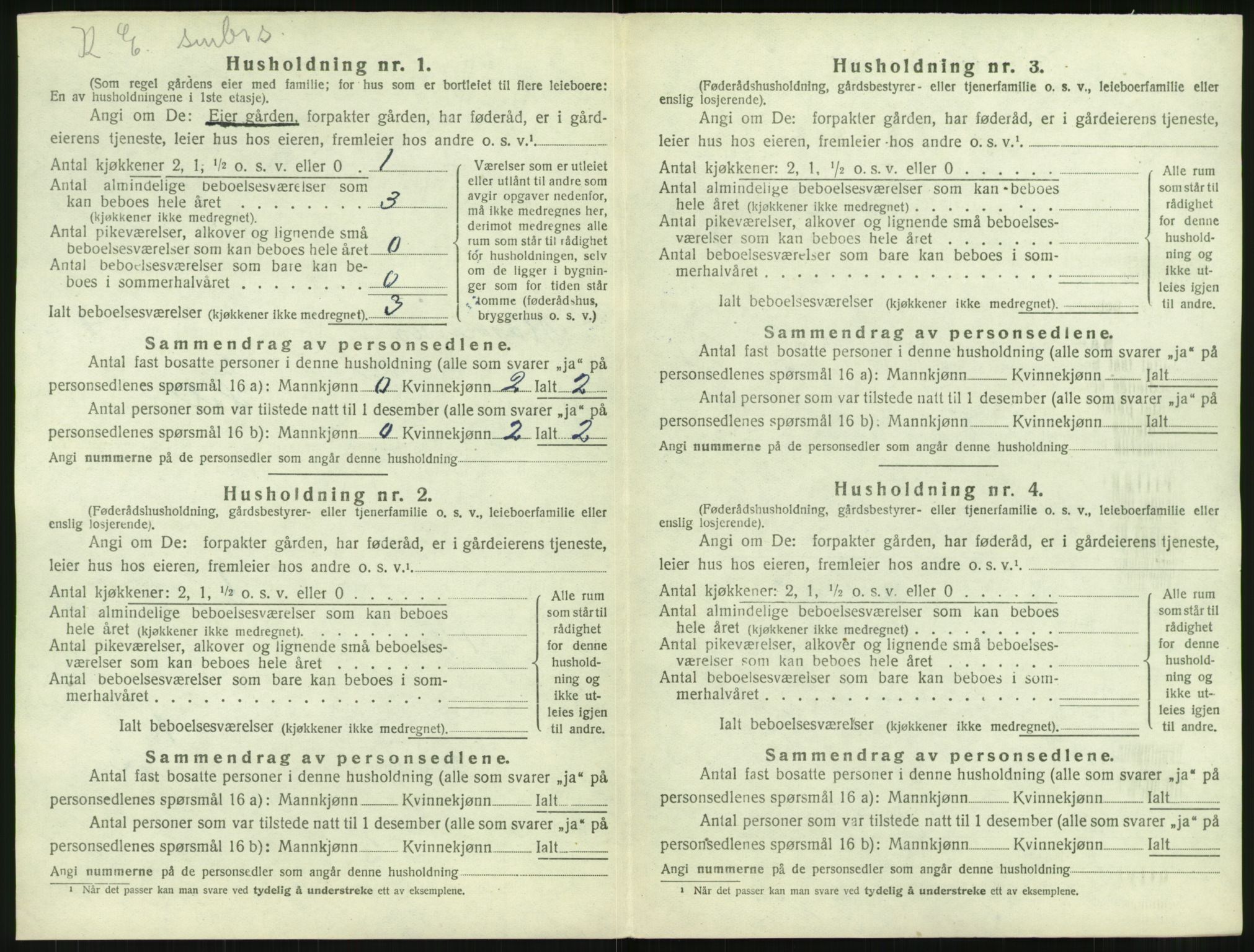 SAT, Folketelling 1920 for 1858 Moskenes herred, 1920, s. 33