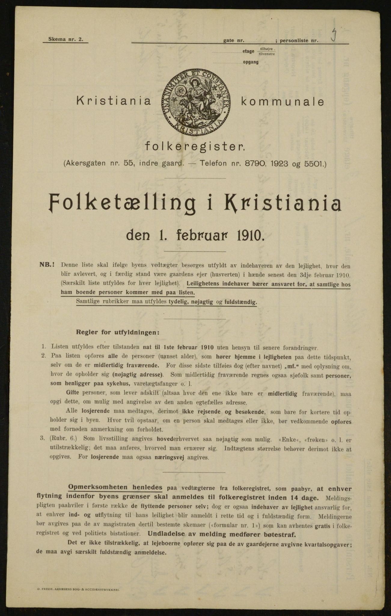 OBA, Kommunal folketelling 1.2.1910 for Kristiania, 1910, s. 112675