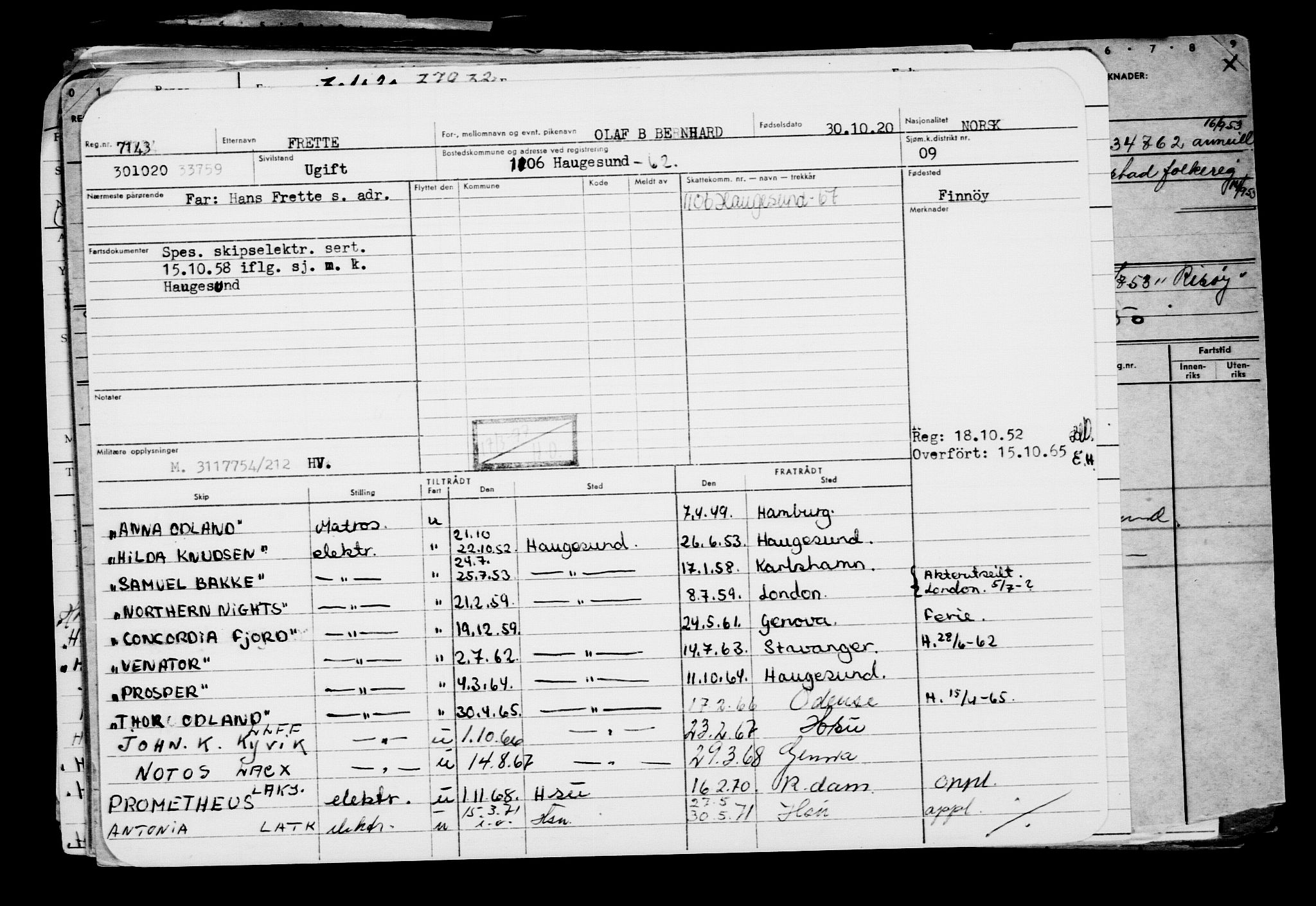 Direktoratet for sjømenn, AV/RA-S-3545/G/Gb/L0186: Hovedkort, 1920, s. 740