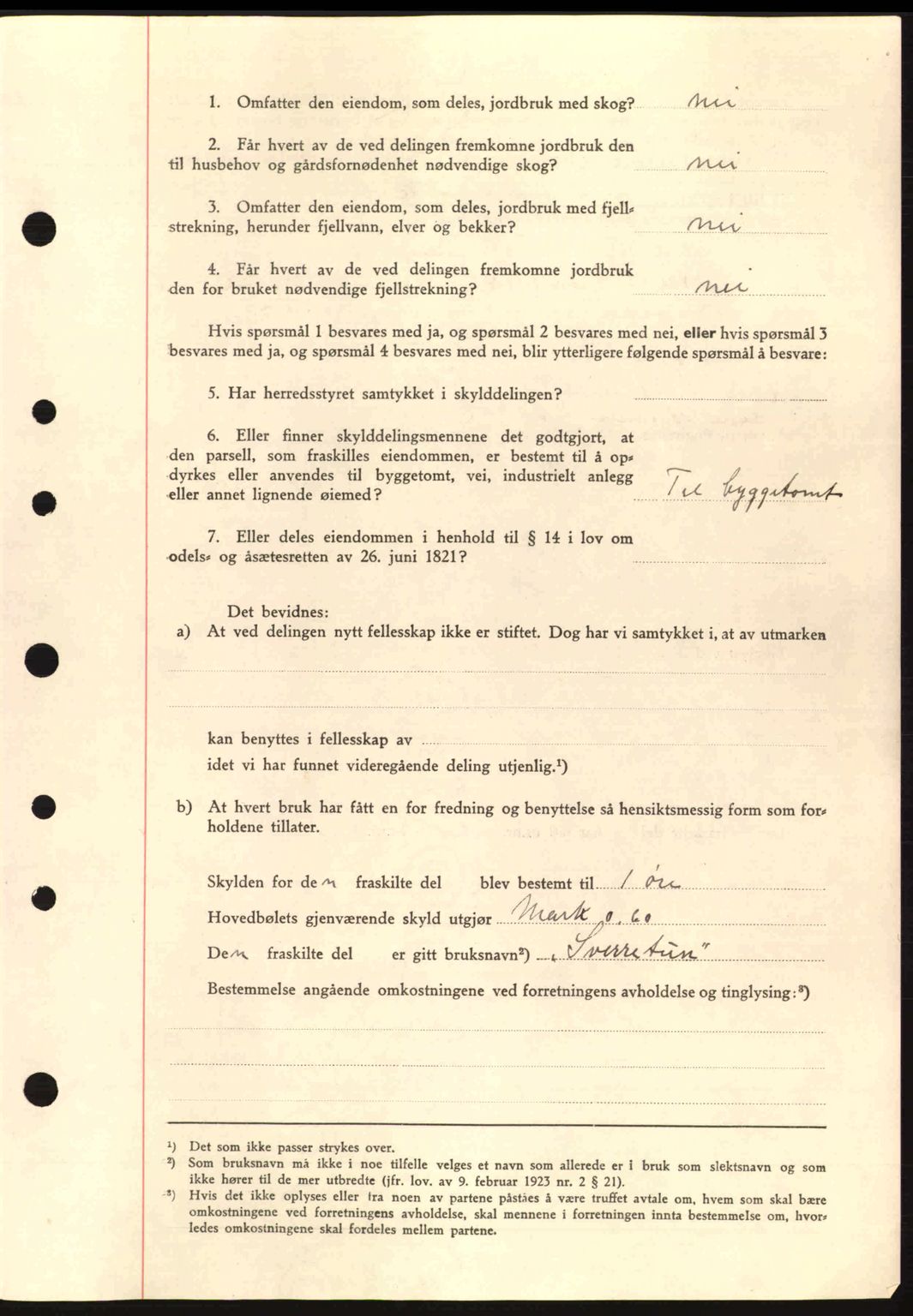 Nordre Sunnmøre sorenskriveri, AV/SAT-A-0006/1/2/2C/2Ca: Pantebok nr. A1, 1936-1936, Dagboknr: 1025/1936