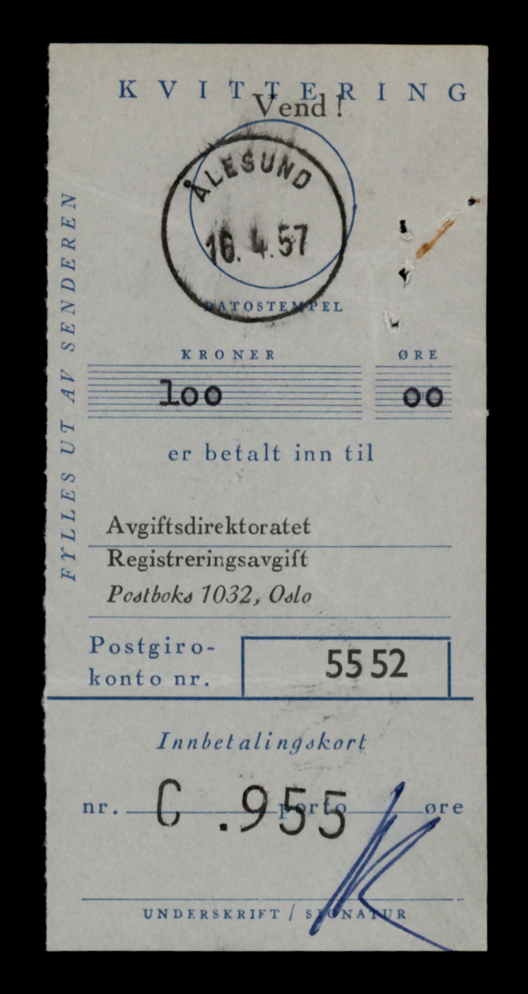 Møre og Romsdal vegkontor - Ålesund trafikkstasjon, AV/SAT-A-4099/F/Fe/L0039: Registreringskort for kjøretøy T 13361 - T 13530, 1927-1998, s. 2965