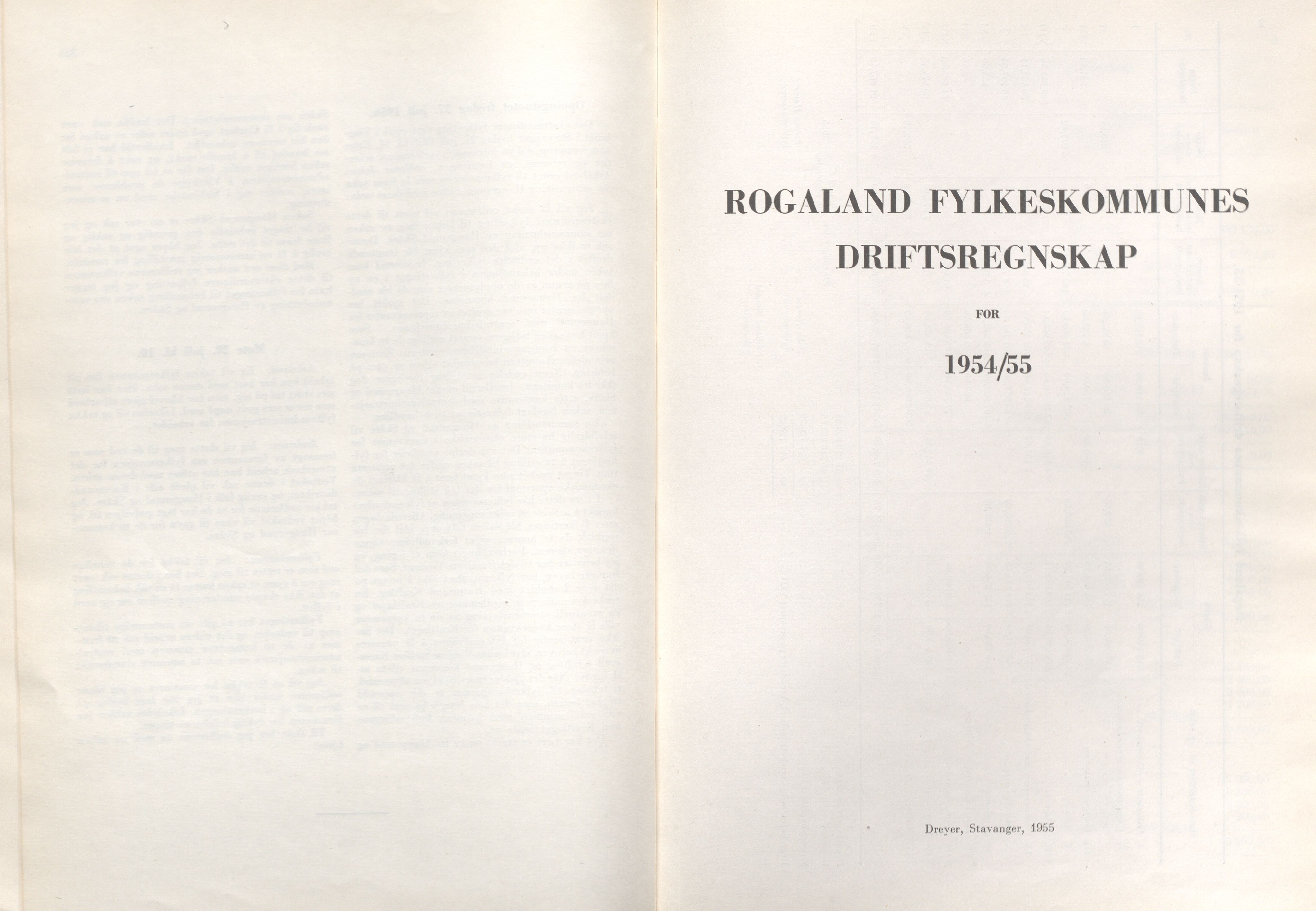 Rogaland fylkeskommune - Fylkesrådmannen , IKAR/A-900/A/Aa/Aaa/L0075: Møtebok , 1956