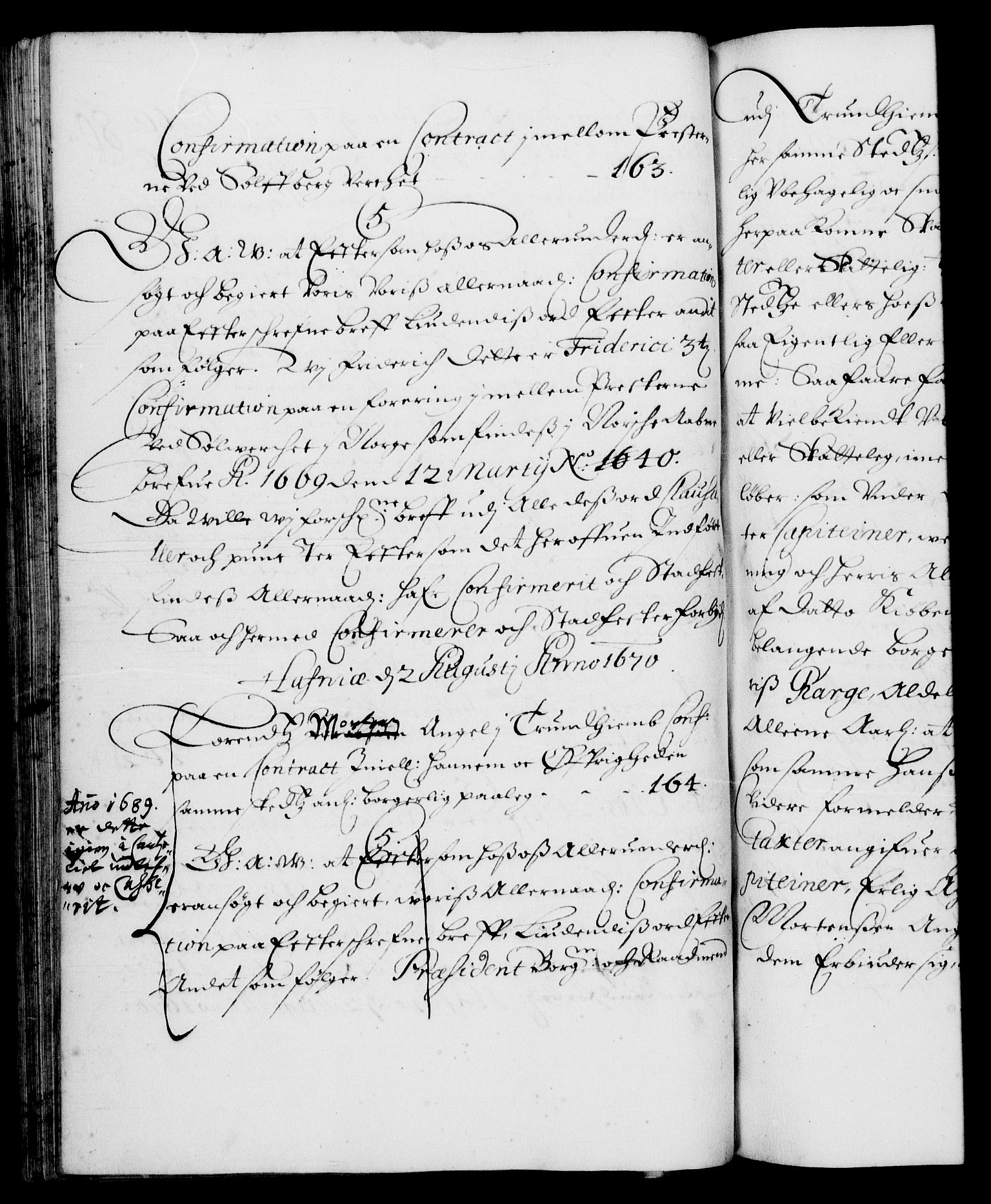 Danske Kanselli 1572-1799, RA/EA-3023/F/Fc/Fca/Fcaa/L0011: Norske registre (mikrofilm), 1670-1673, s. 80b