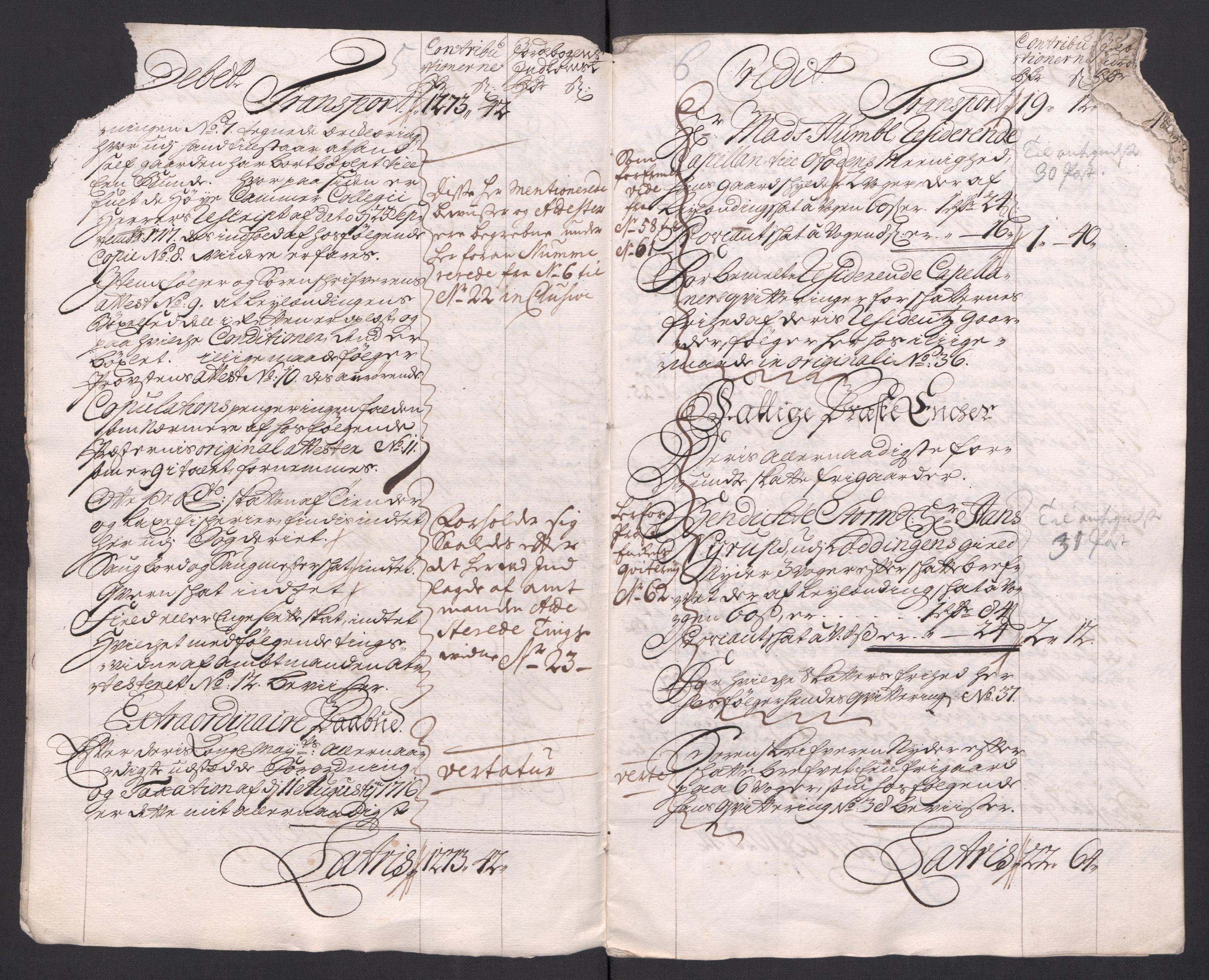 Rentekammeret inntil 1814, Reviderte regnskaper, Fogderegnskap, RA/EA-4092/R66/L4587: Fogderegnskap Salten, 1717, s. 9