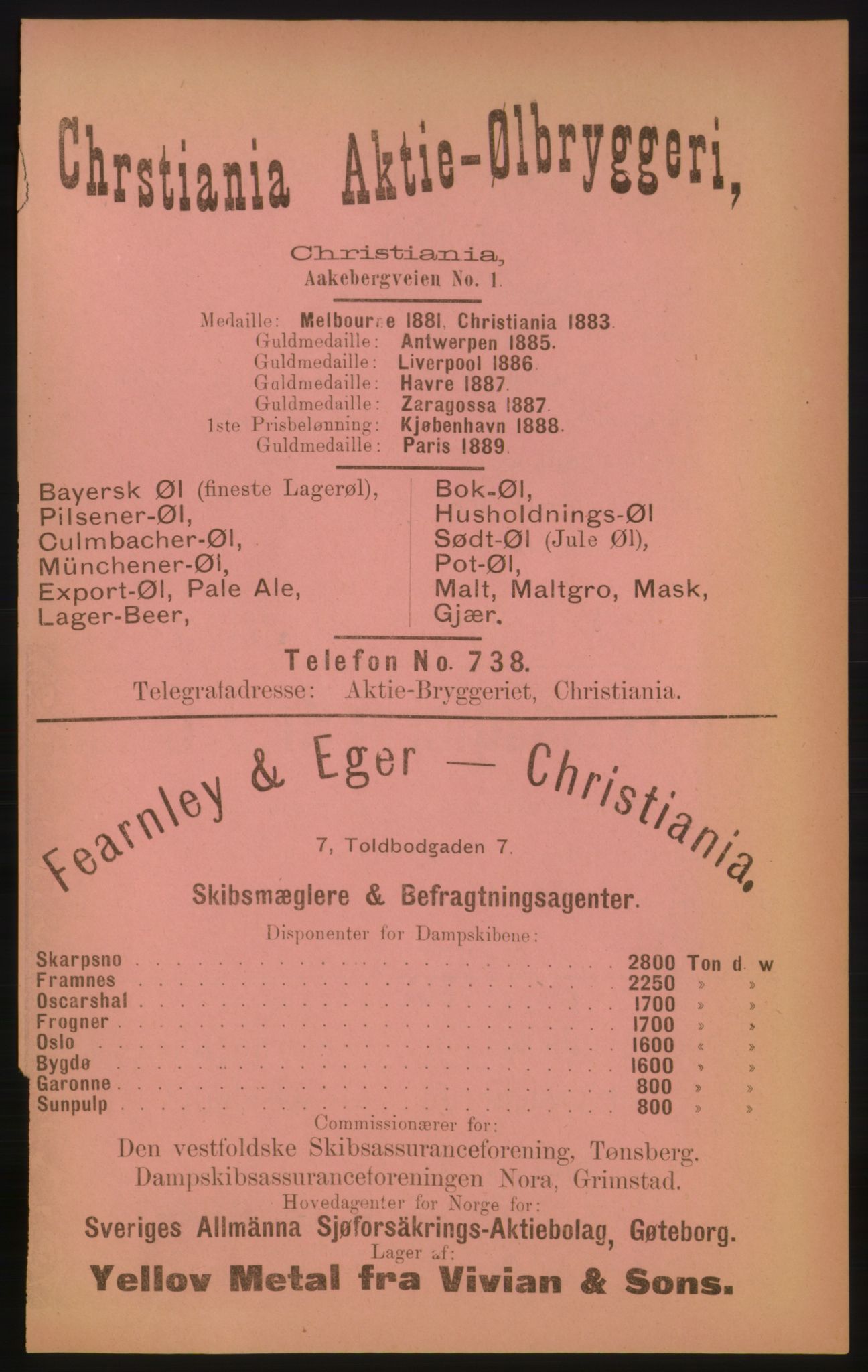 Kristiania/Oslo adressebok, PUBL/-, 1891, s. 93