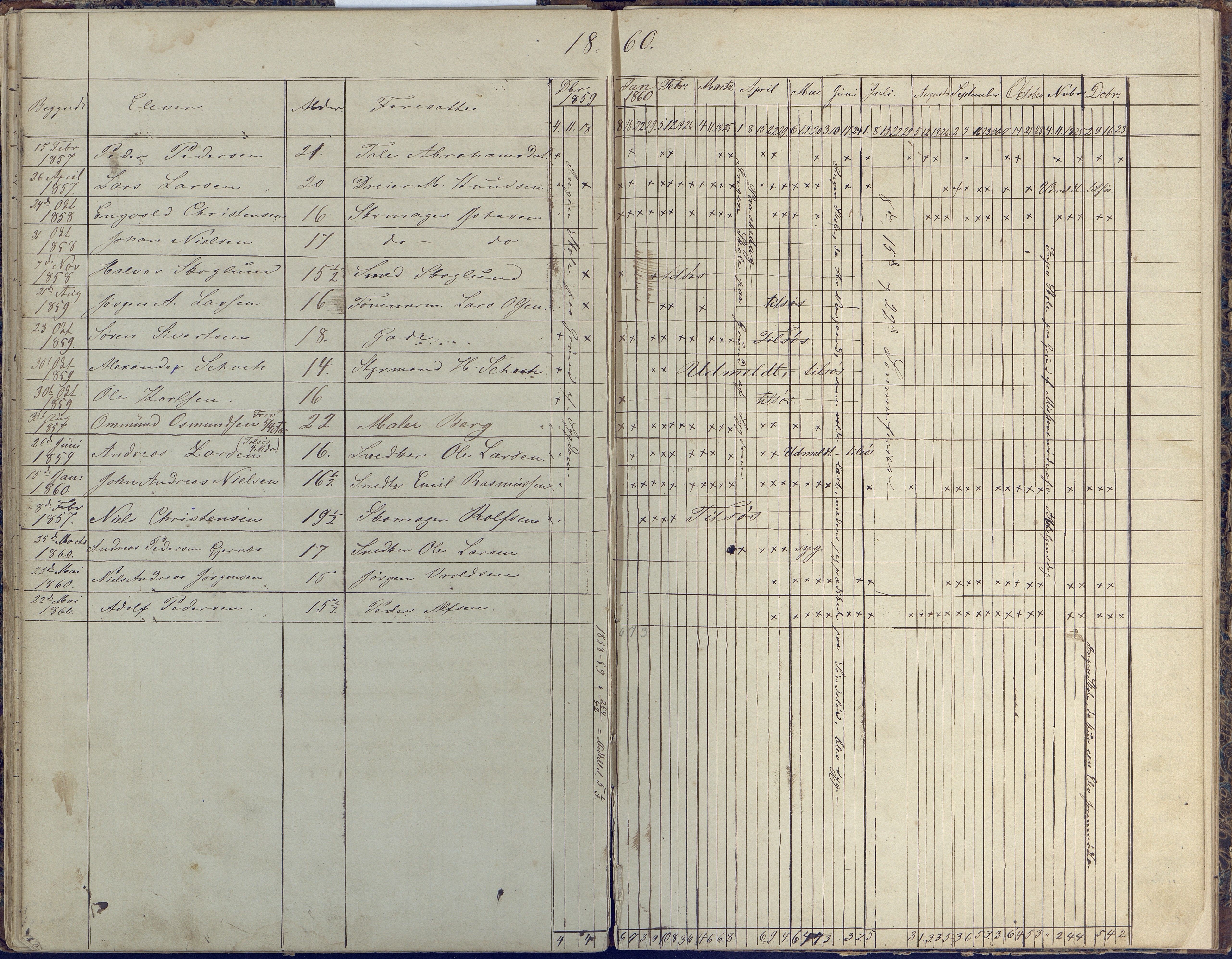 Risør kommune, AAKS/KA0901-PK/1/05/05p/L0001: Protokoll, 1850-1862, s. 66-67