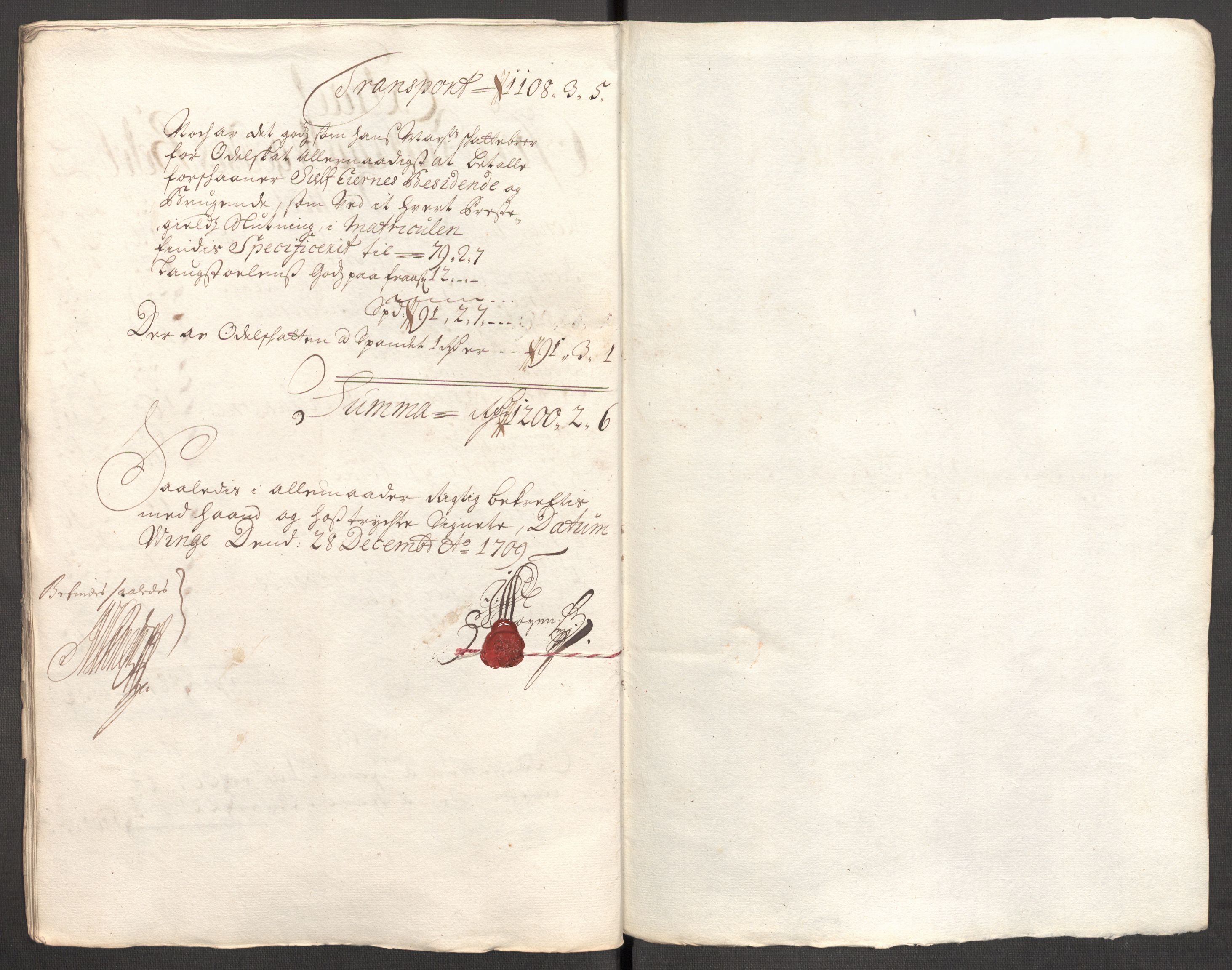 Rentekammeret inntil 1814, Reviderte regnskaper, Fogderegnskap, AV/RA-EA-4092/R62/L4199: Fogderegnskap Stjørdal og Verdal, 1709, s. 233