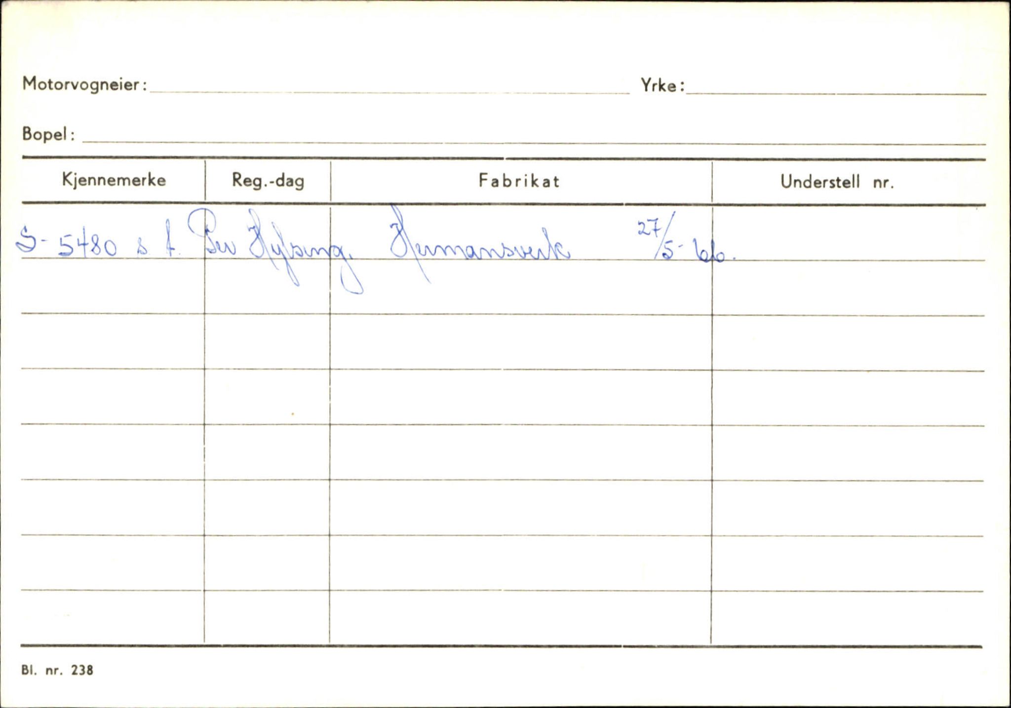 Statens vegvesen, Sogn og Fjordane vegkontor, AV/SAB-A-5301/4/F/L0125: Eigarregister Sogndal V-Å. Aurland A-Å. Fjaler A-N, 1945-1975, s. 124