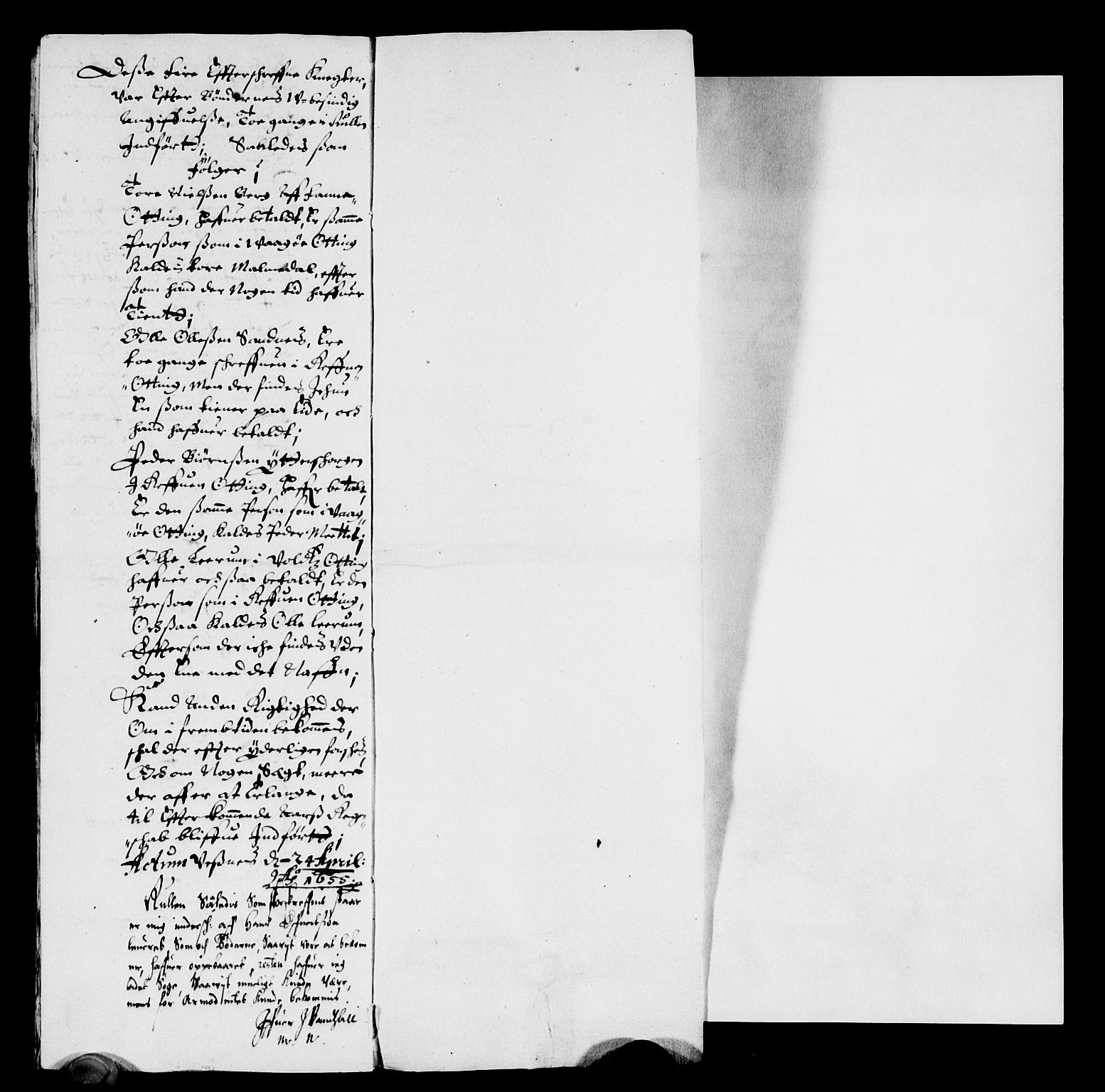 Rentekammeret inntil 1814, Reviderte regnskaper, Lensregnskaper, AV/RA-EA-5023/R/Rb/Rbw/L0115: Trondheim len, 1647-1655