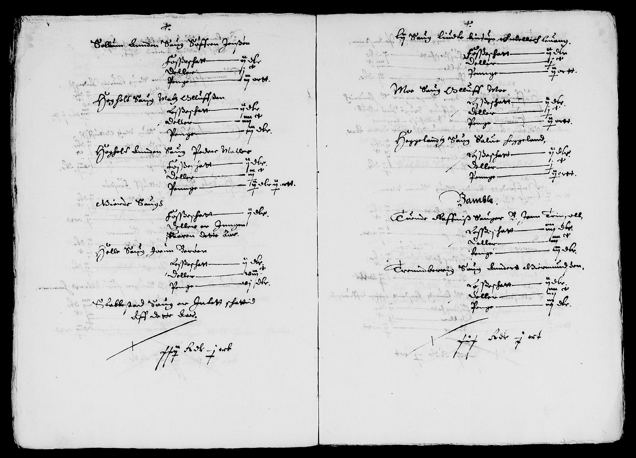 Rentekammeret inntil 1814, Reviderte regnskaper, Lensregnskaper, AV/RA-EA-5023/R/Rb/Rbp/L0018: Bratsberg len, 1634-1636