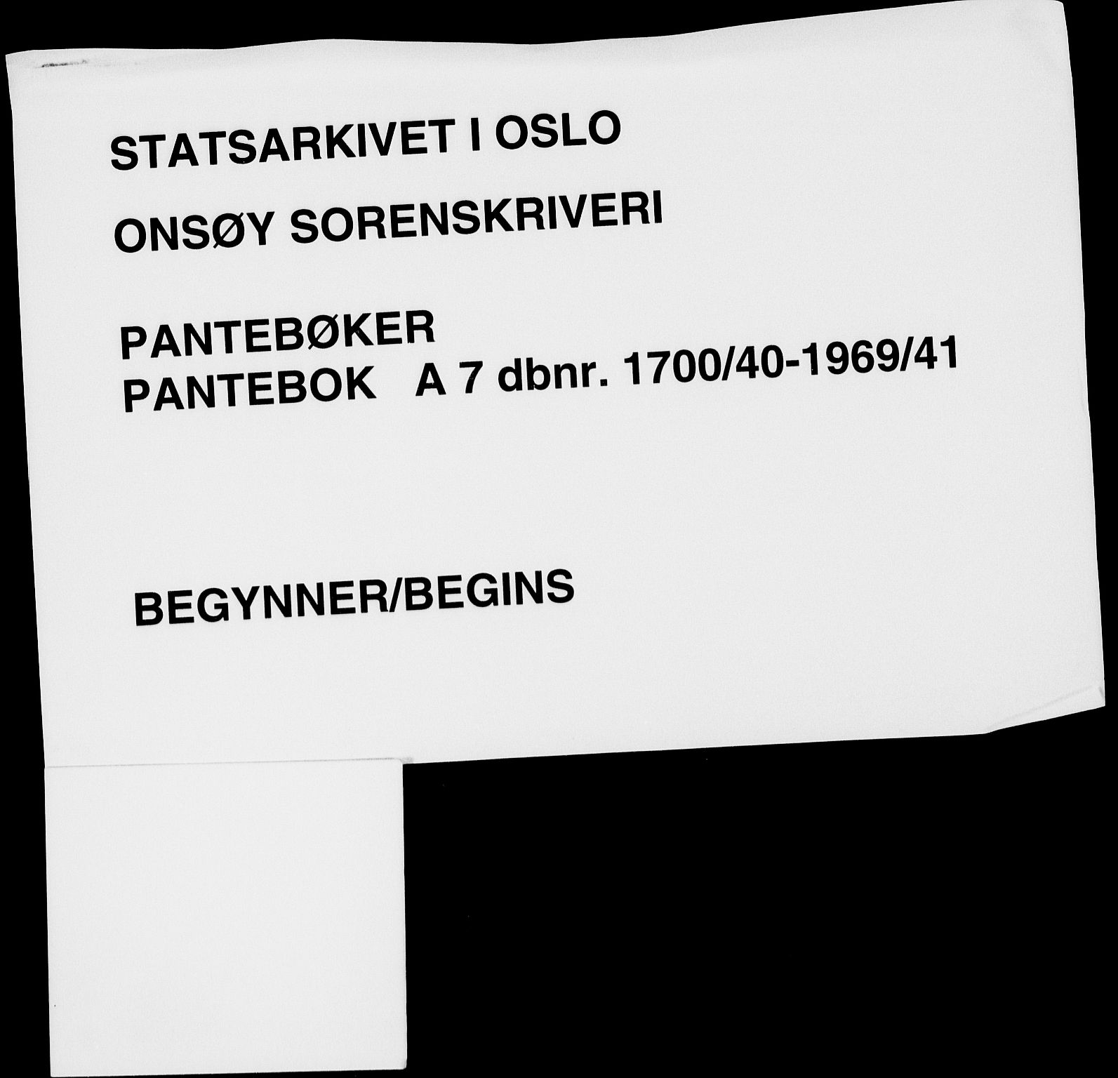 Onsøy sorenskriveri, SAO/A-10474/G/Ga/Gab/L0007: Pantebok nr. II A-7, 1940-1941