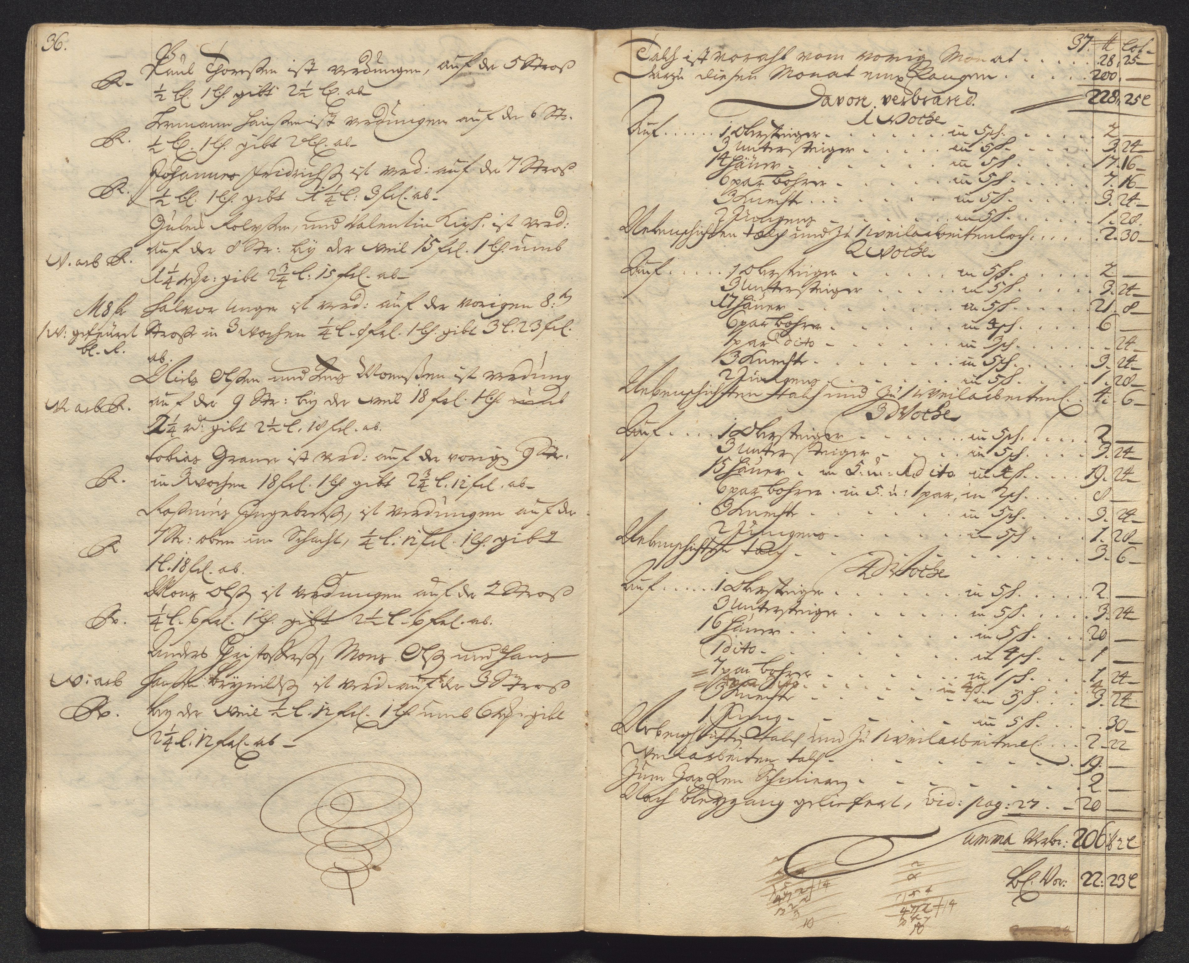 Kongsberg Sølvverk 1623-1816, AV/SAKO-EA-3135/001/D/Dc/Dcd/L0099: Utgiftsregnskap for gruver m.m., 1710, s. 503