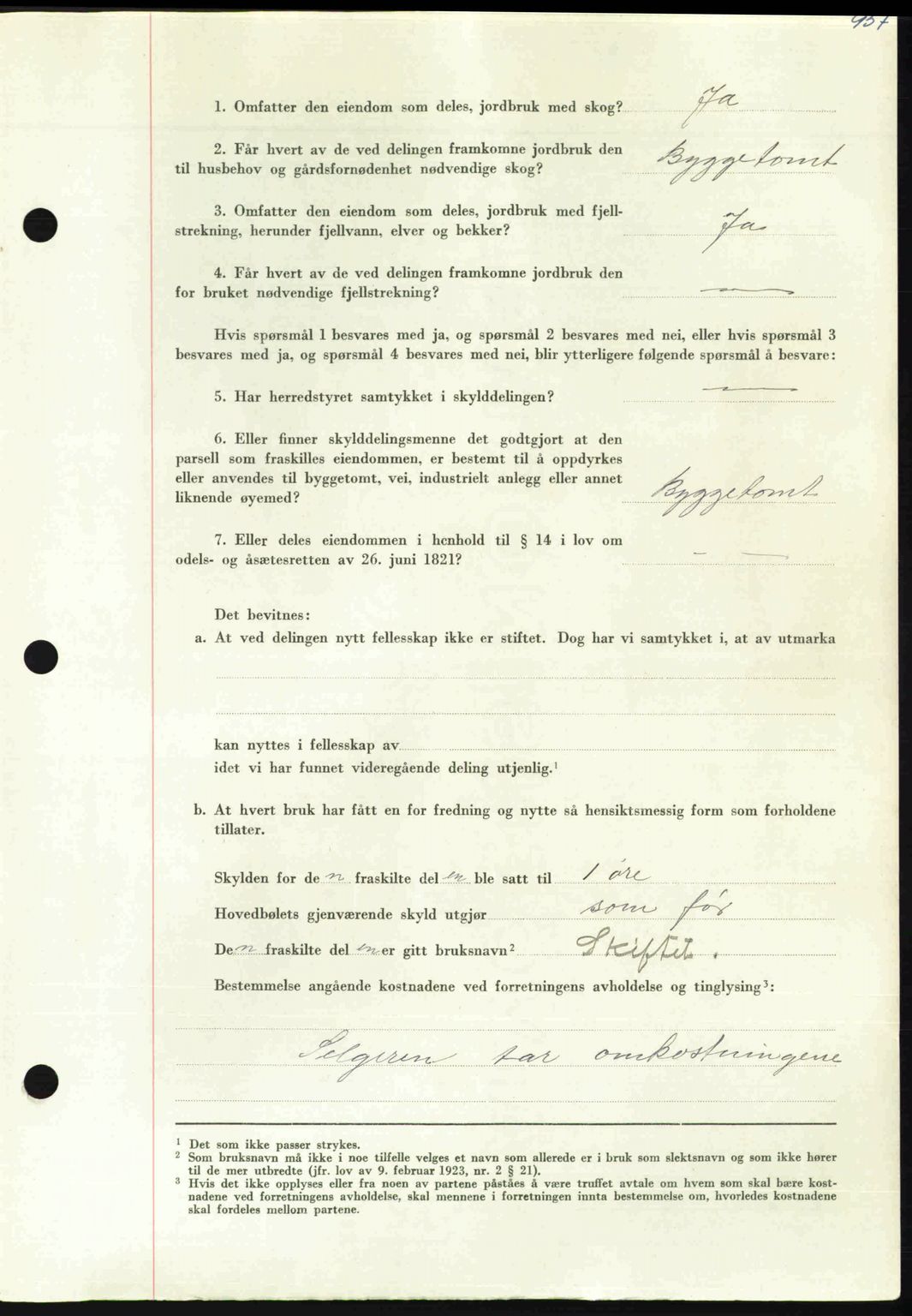 Nordmøre sorenskriveri, AV/SAT-A-4132/1/2/2Ca: Pantebok nr. A110, 1948-1949, Dagboknr: 628/1949