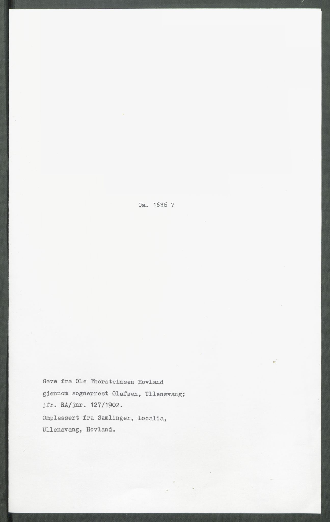 Riksarkivets diplomsamling, RA/EA-5965/F02/L0149: Dokumenter, 1636, s. 92