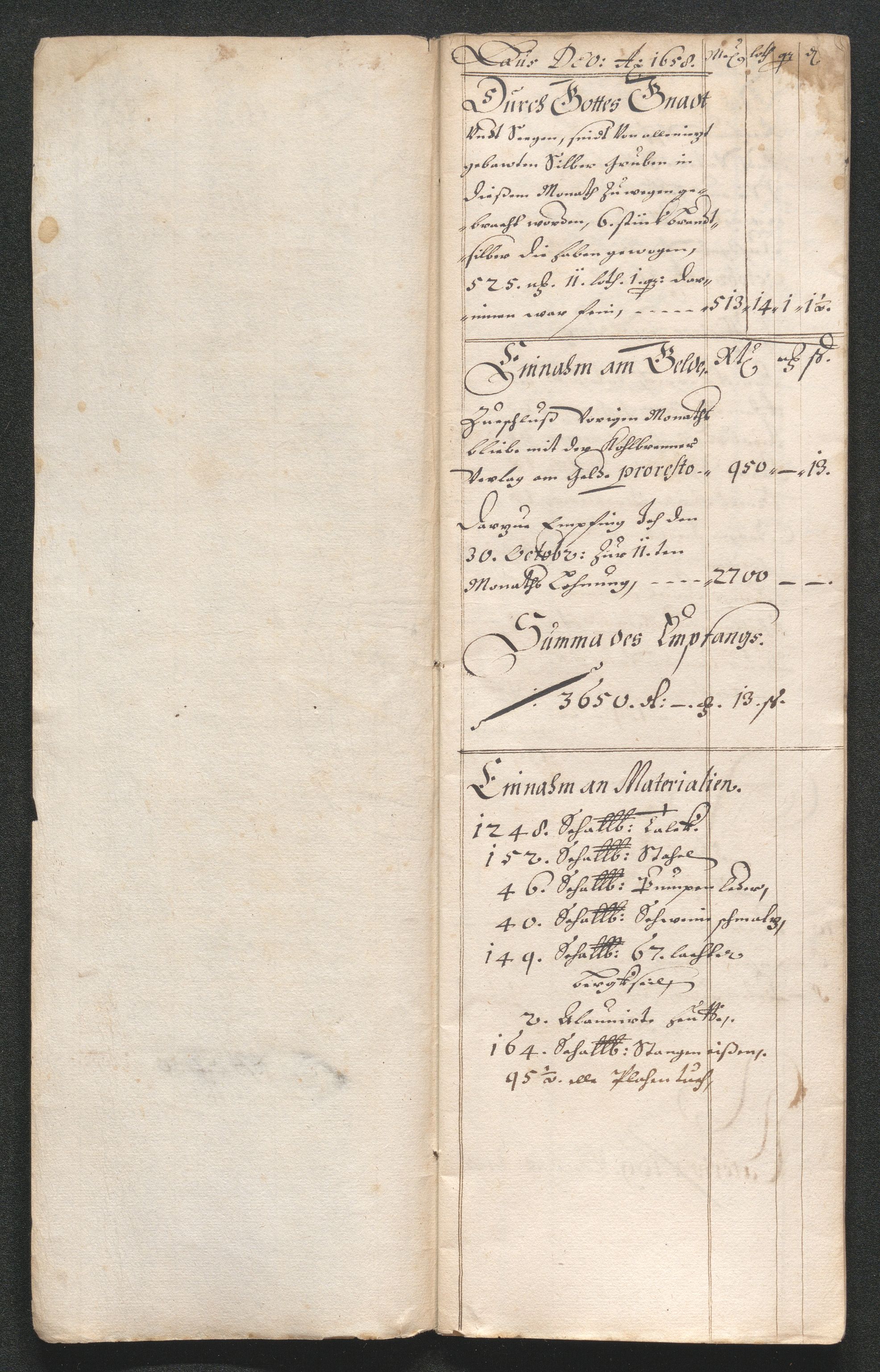 Kongsberg Sølvverk 1623-1816, AV/SAKO-EA-3135/001/D/Dc/Dcd/L0033: Utgiftsregnskap for gruver m.m. , 1658, s. 555