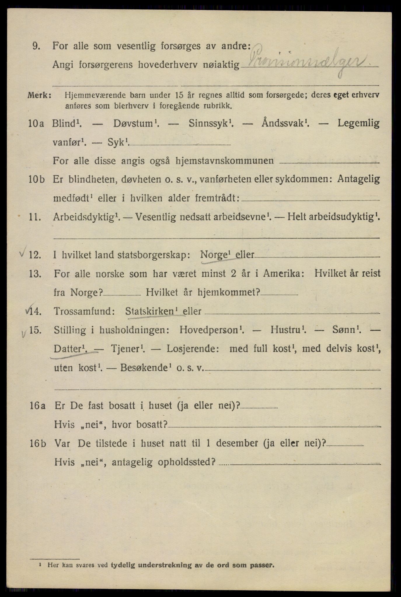 SAO, Folketelling 1920 for 0301 Kristiania kjøpstad, 1920, s. 272422