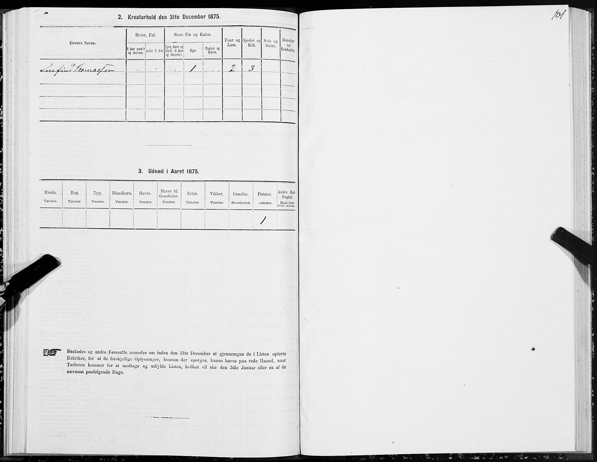 SAT, Folketelling 1875 for 1534P Haram prestegjeld, 1875, s. 2101