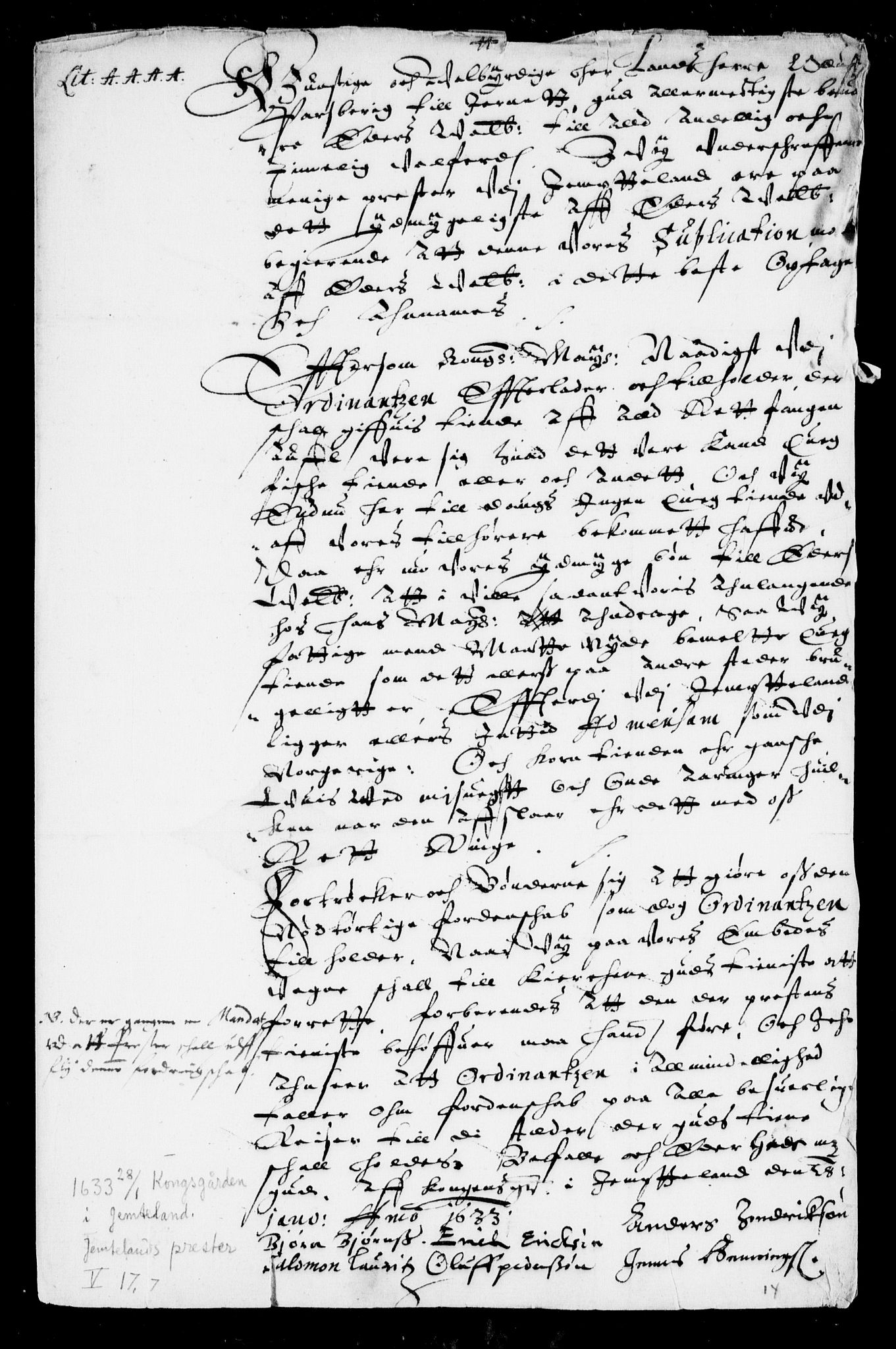 Danske Kanselli, Skapsaker, AV/RA-EA-4061/F/L0012: Skap 8, pakke 152A, 1612-1633, s. 316