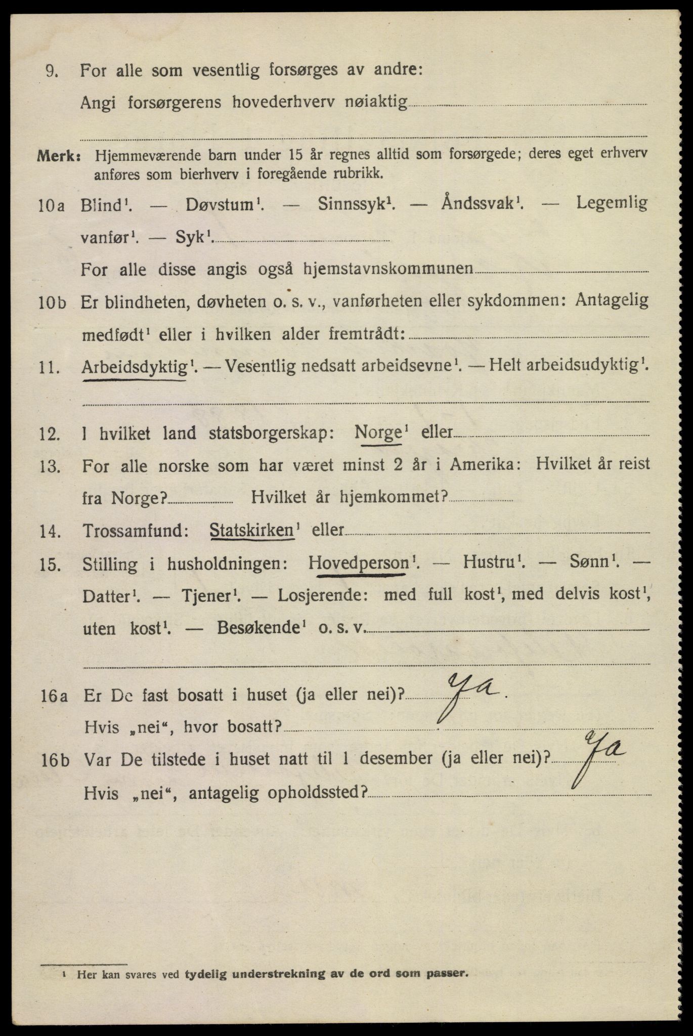 SAKO, Folketelling 1920 for 0801 Kragerø kjøpstad, 1920, s. 9694