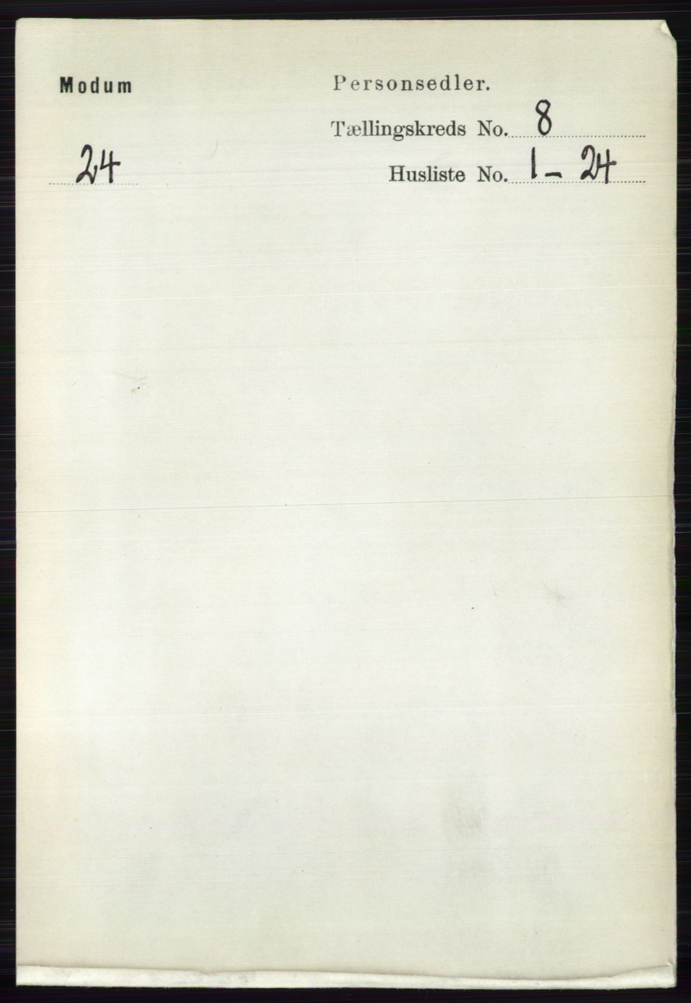 RA, Folketelling 1891 for 0623 Modum herred, 1891, s. 2867