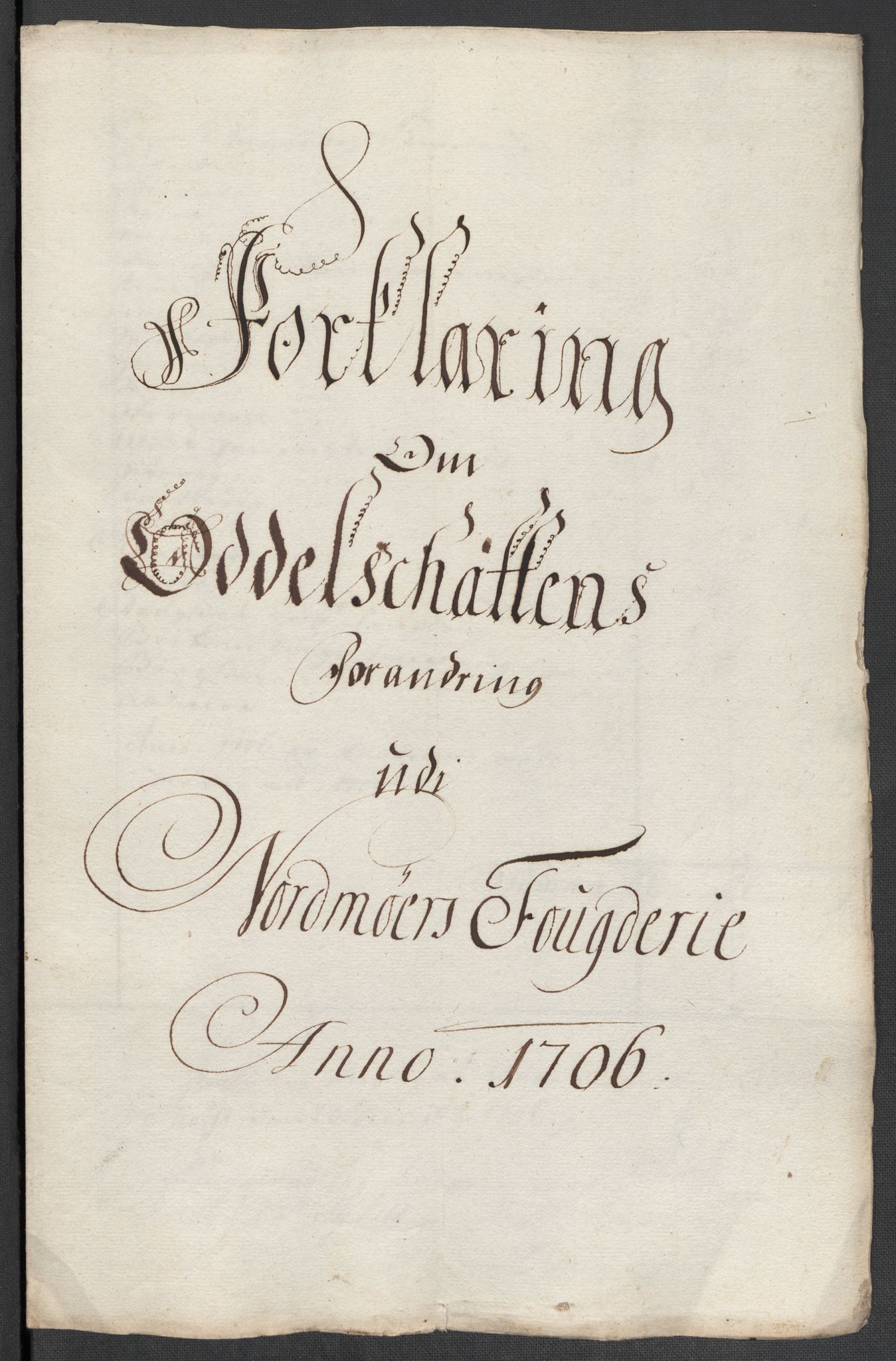 Rentekammeret inntil 1814, Reviderte regnskaper, Fogderegnskap, RA/EA-4092/R56/L3742: Fogderegnskap Nordmøre, 1706-1707, s. 133