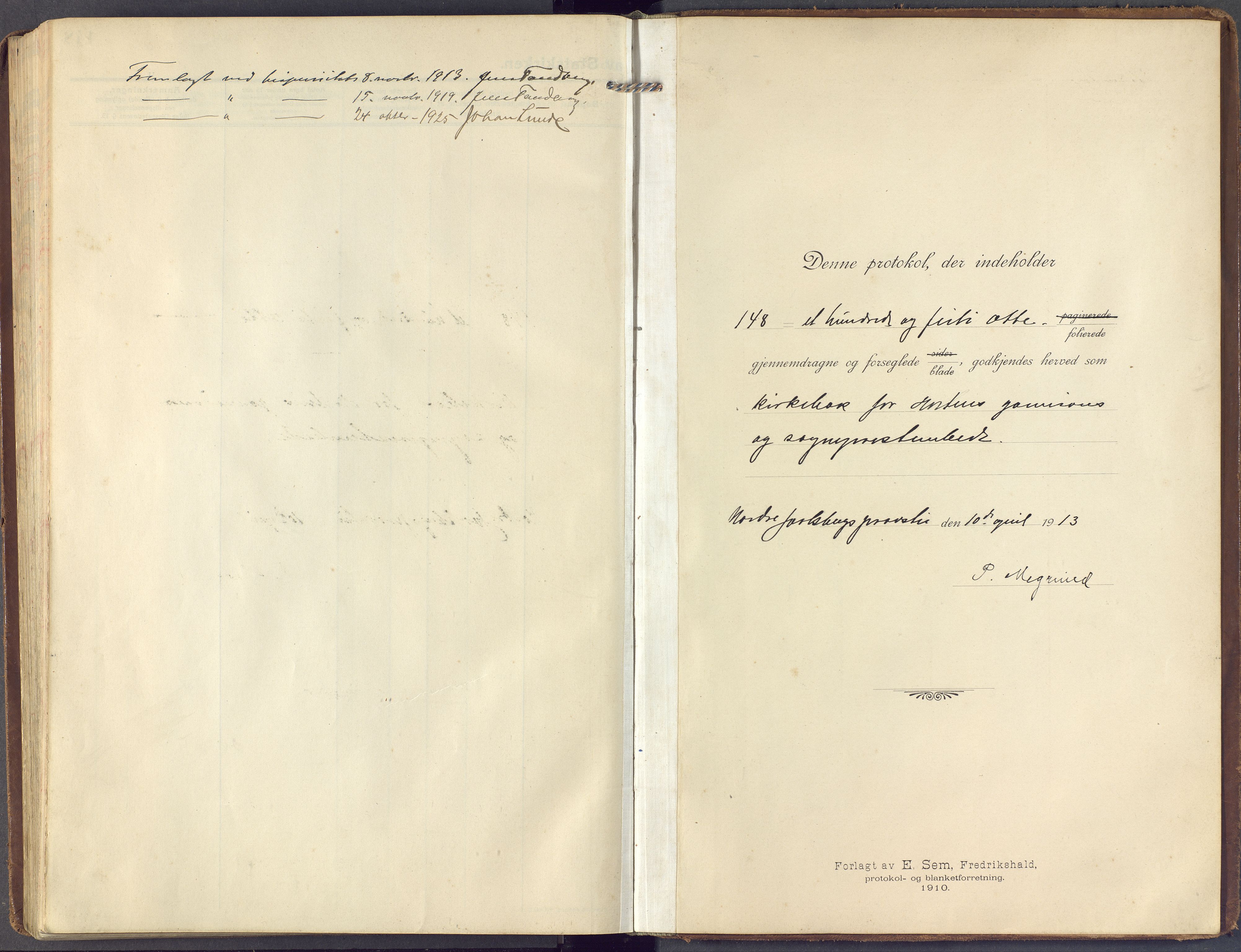 Horten kirkebøker, AV/SAKO-A-348/F/Fa/L0007: Ministerialbok nr. 7, 1913-1926