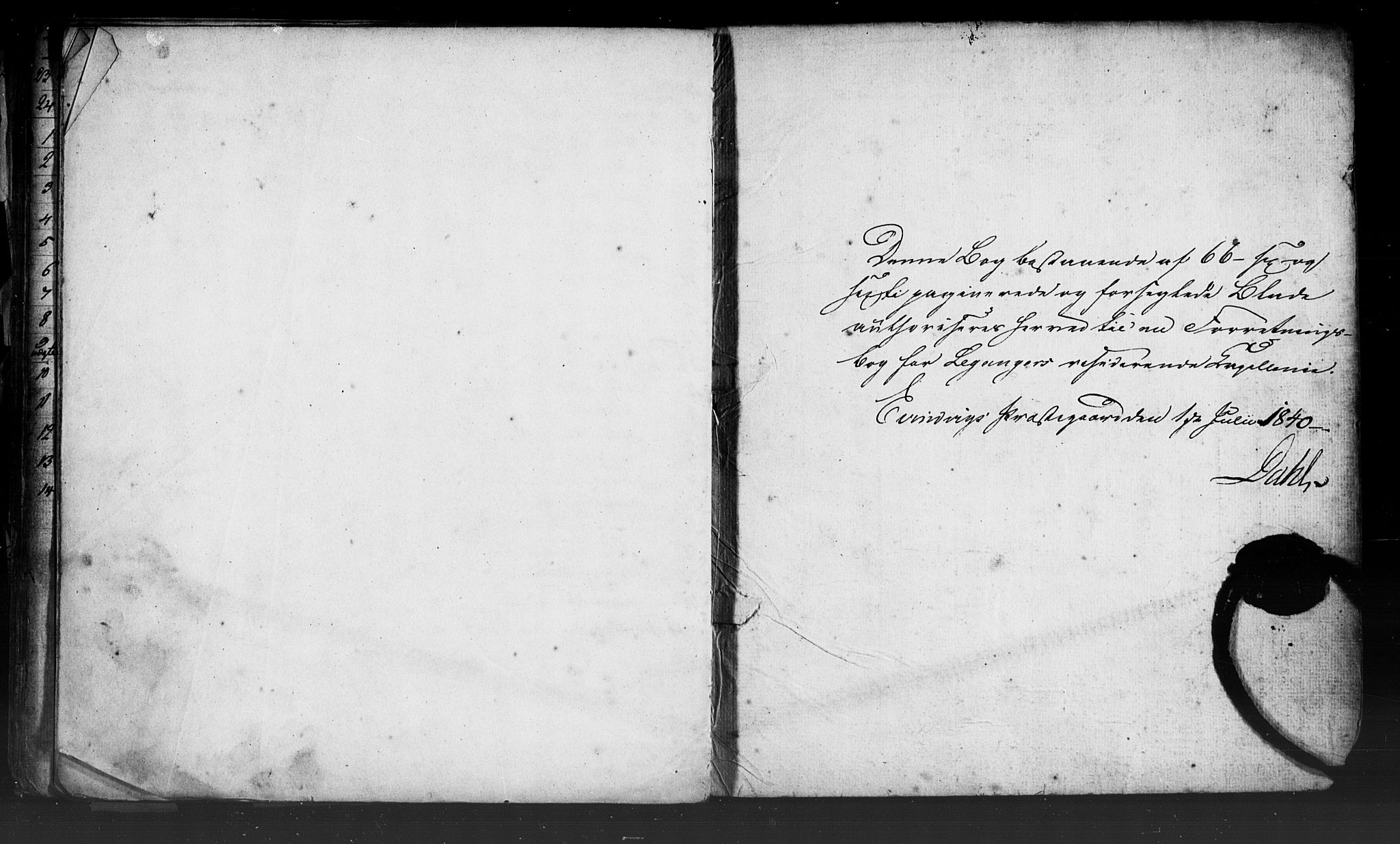 Leikanger sokneprestembete, SAB/A-81001: Residerende kapellans bok nr. A 2, 1840-1847, s. 12