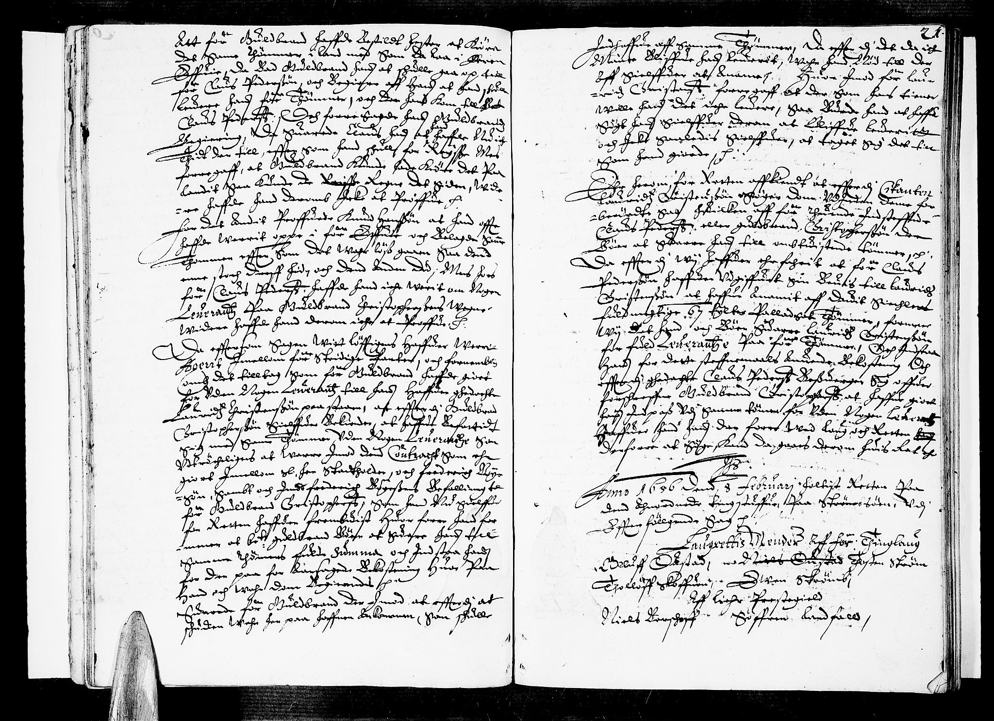 Lier, Røyken og Hurum sorenskriveri, AV/SAKO-A-89/F/Fa/L0001: Tingbok, 1655-1658, s. 21