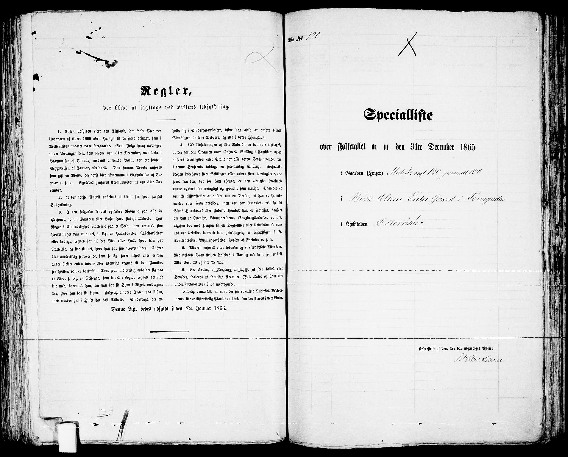 RA, Folketelling 1865 for 0901B Risør prestegjeld, Risør kjøpstad, 1865, s. 247