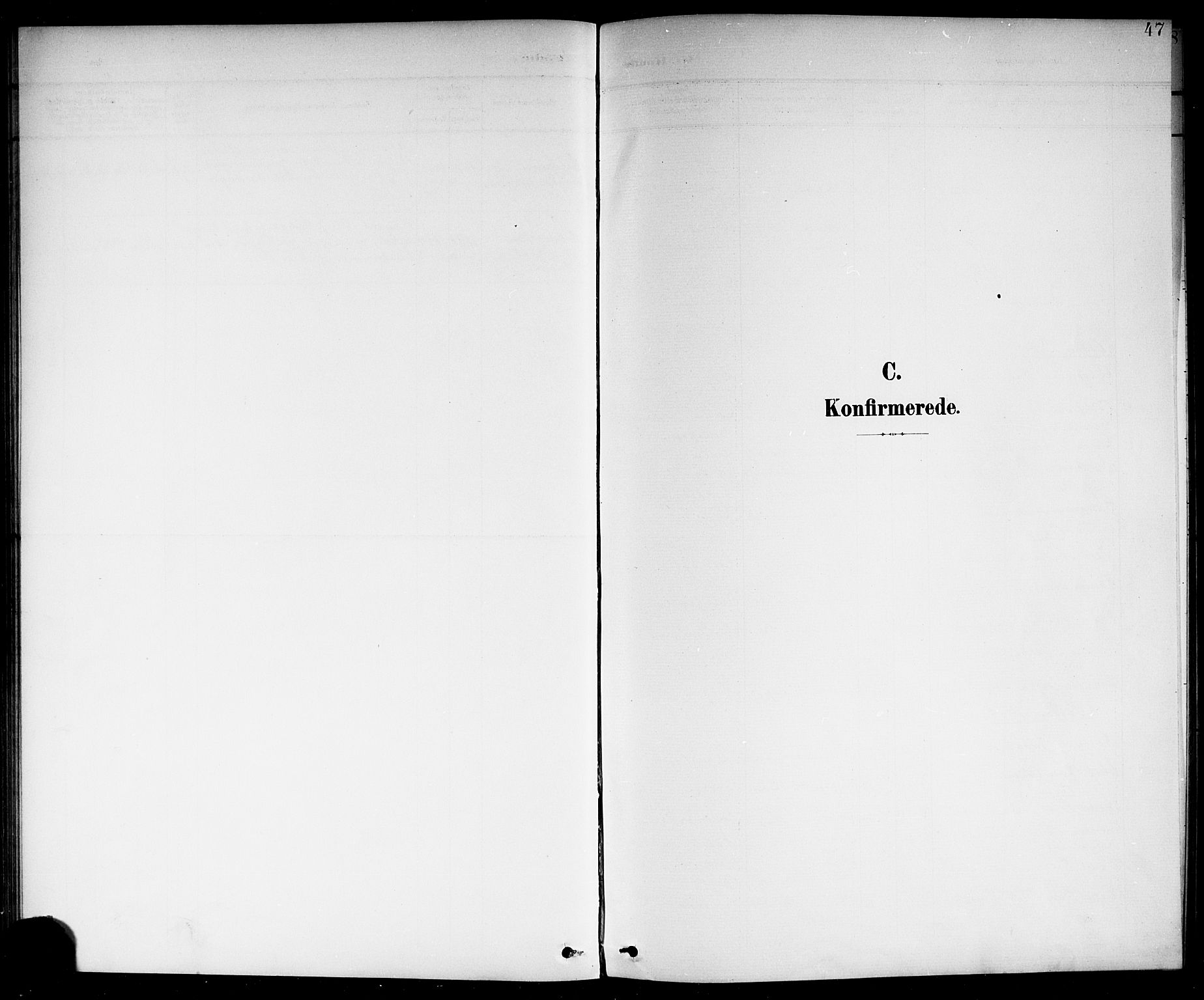 Botne kirkebøker, SAKO/A-340/G/Gb/L0004: Klokkerbok nr. II 3, 1899-1917, s. 47