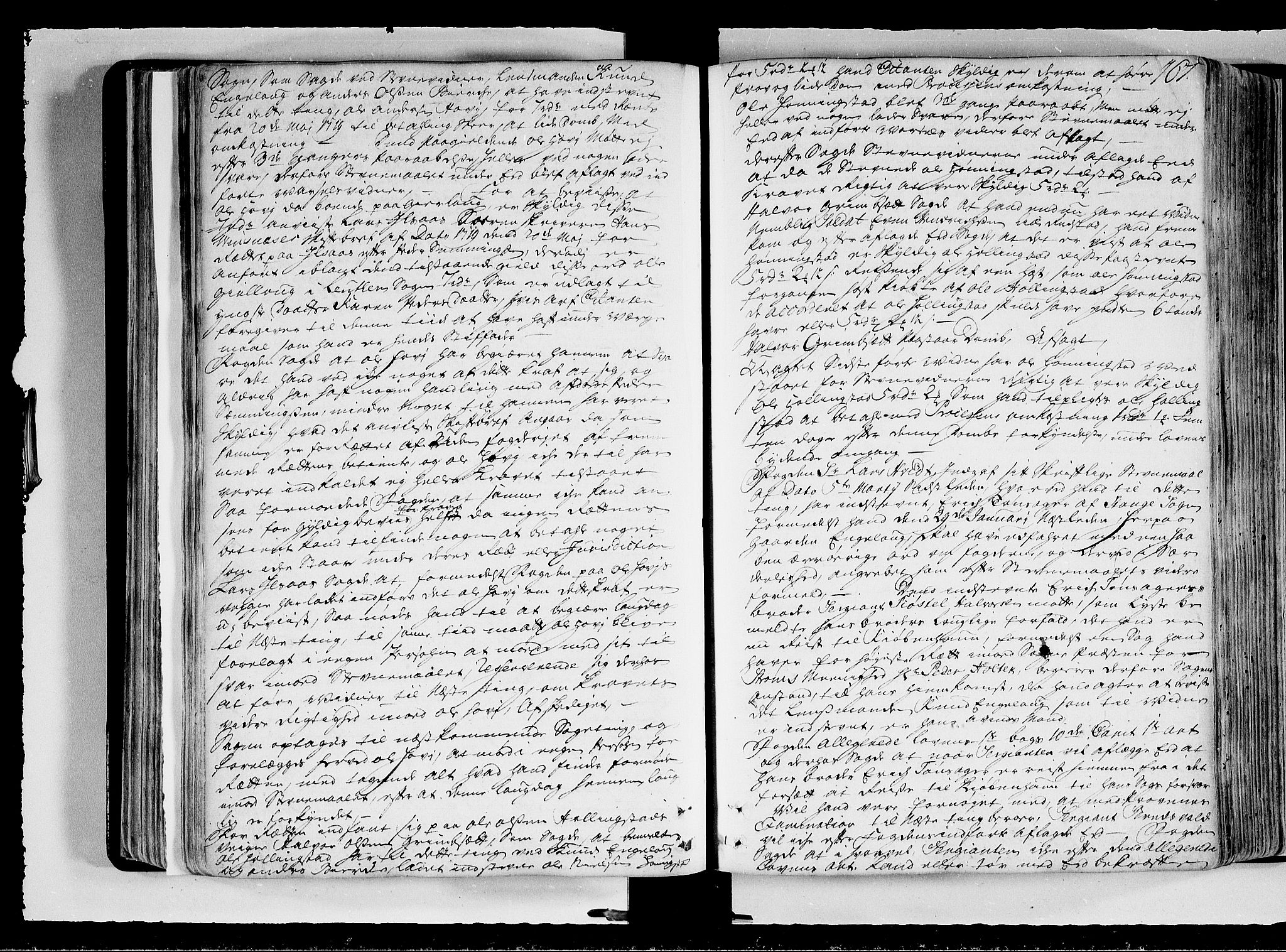 Hedemarken sorenskriveri, SAH/TING-034/G/Gb/L0042: Tingbok, 1729-1732, s. 166b-167a