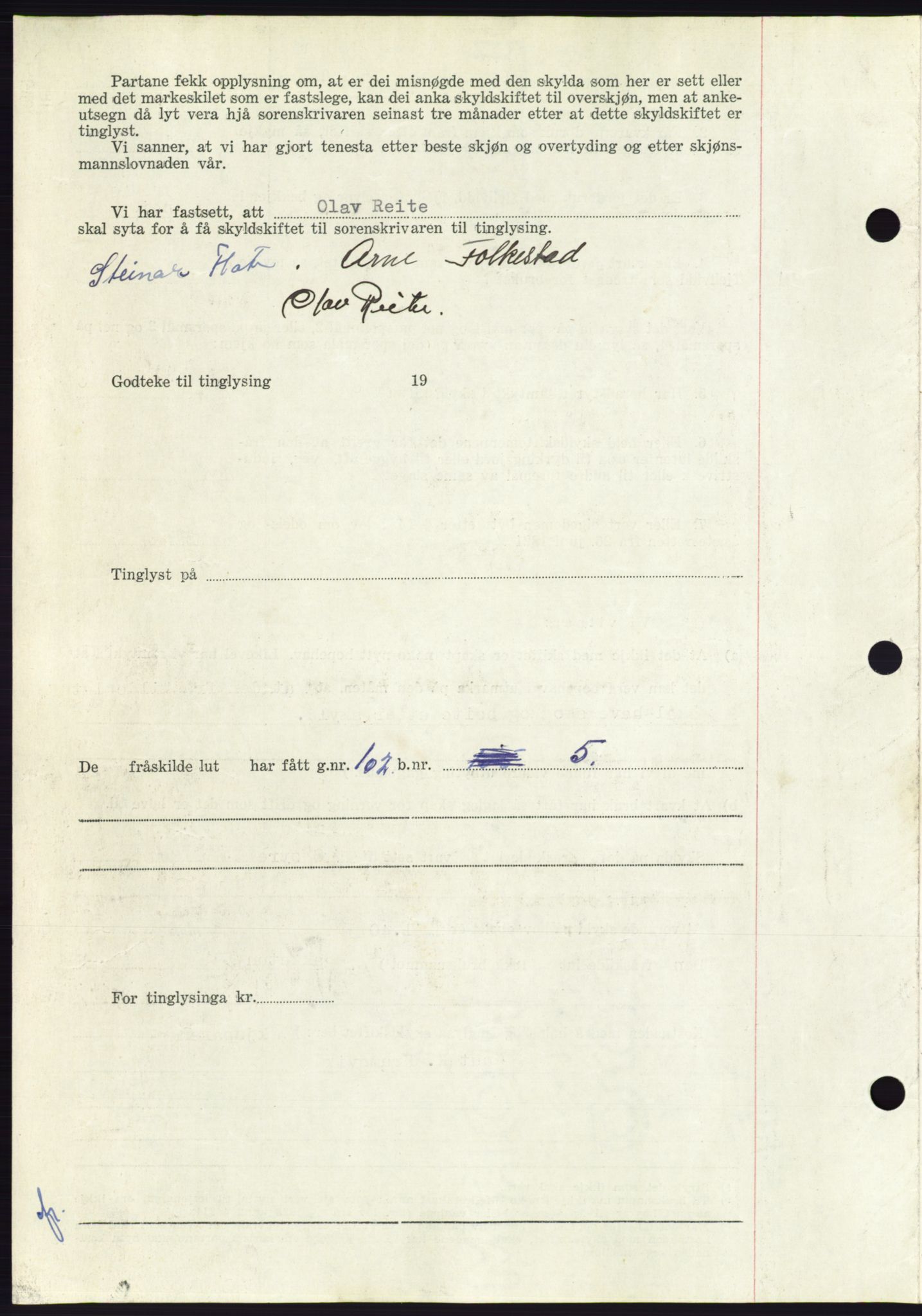 Søre Sunnmøre sorenskriveri, AV/SAT-A-4122/1/2/2C/L0094: Pantebok nr. 20A, 1953-1953, Dagboknr: 610/1953