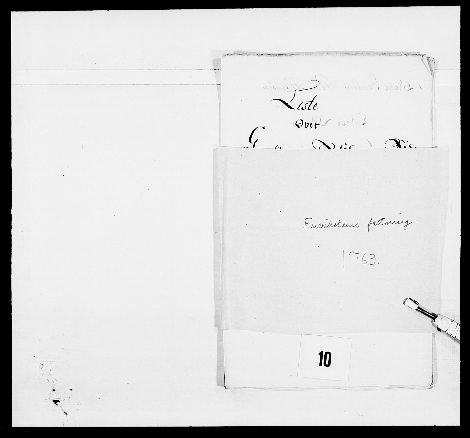 Generalitets- og kommissariatskollegiet, Det kongelige norske kommissariatskollegium, AV/RA-EA-5420/E/Eh/L0001a: Norske festninger, 1769-1809, s. 121