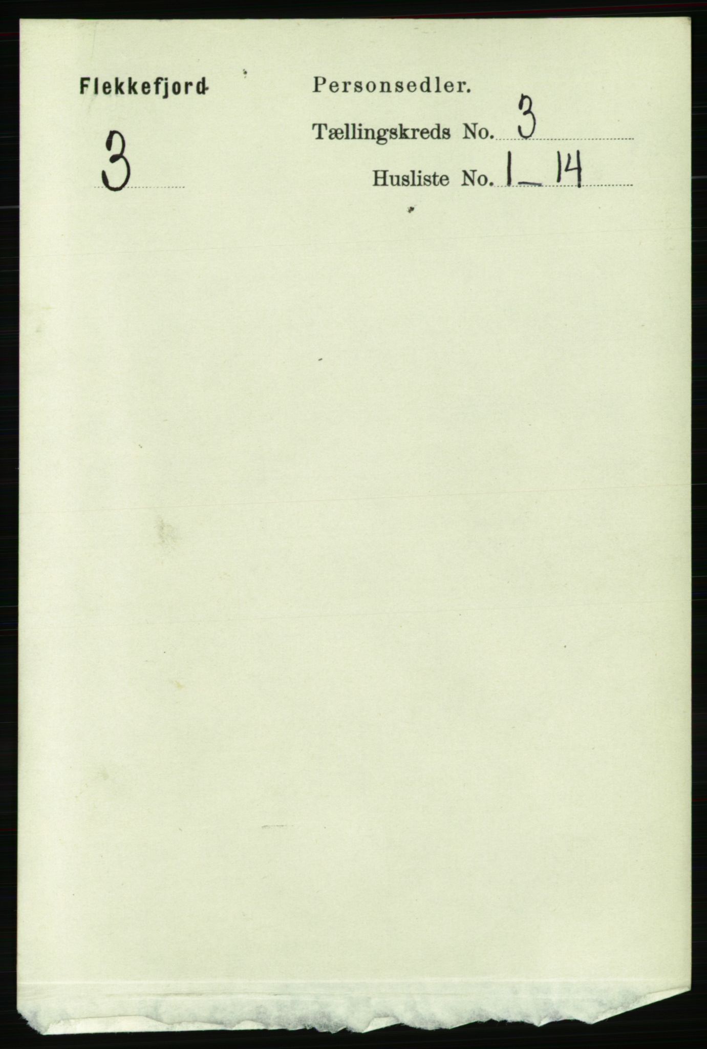 RA, Folketelling 1891 for 1004 Flekkefjord kjøpstad, 1891, s. 918