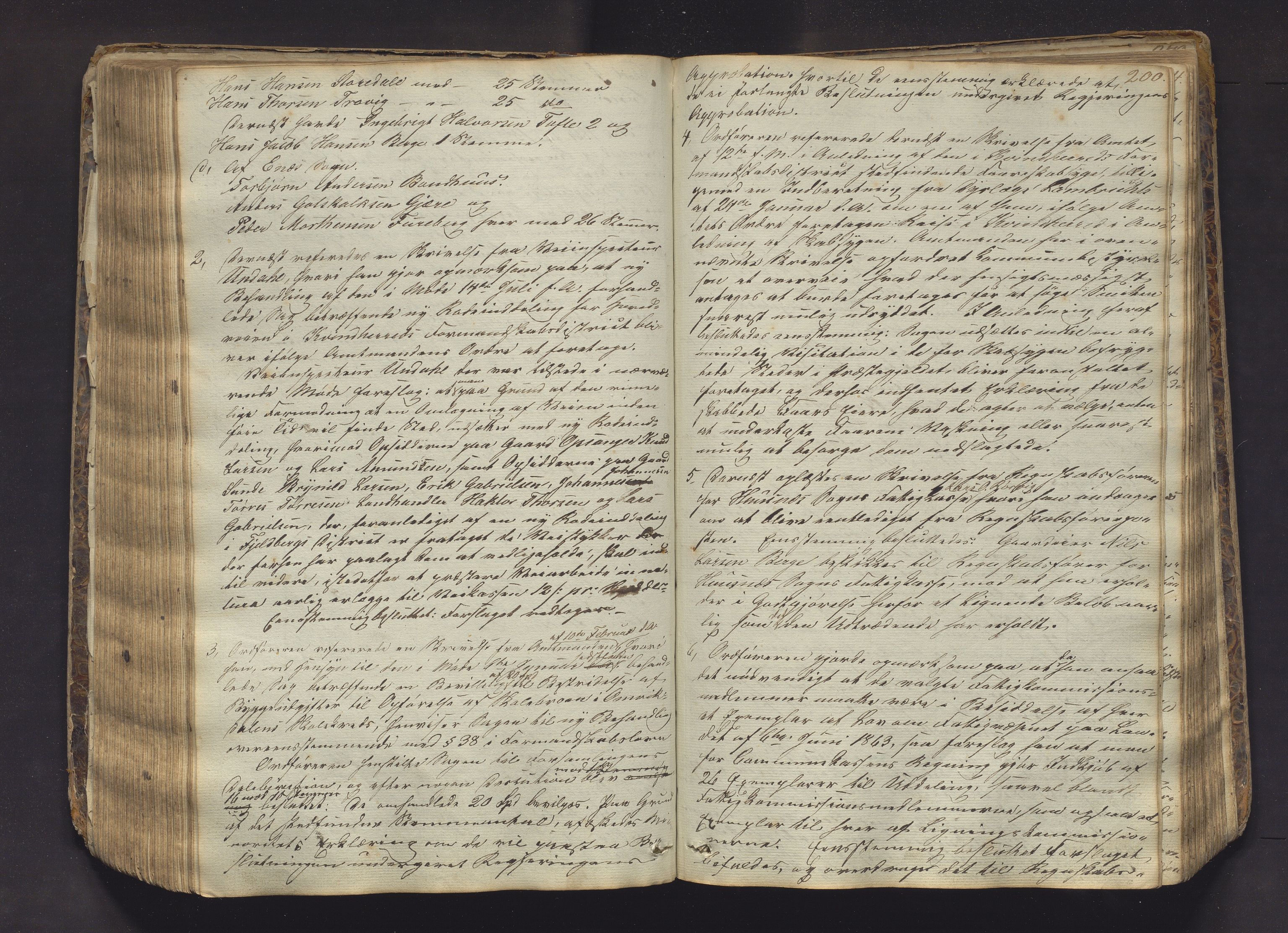 Kvinnherad kommune. Formannskapet, IKAH/1224-021/A/Aa/L0001: Møtebok for formannskap og heradstyre i Kvinnherad prestegjeld og styre i soknekommunane Kvinnherad, Ølve, Husnes og Ænes, 1838-1884, s. 200