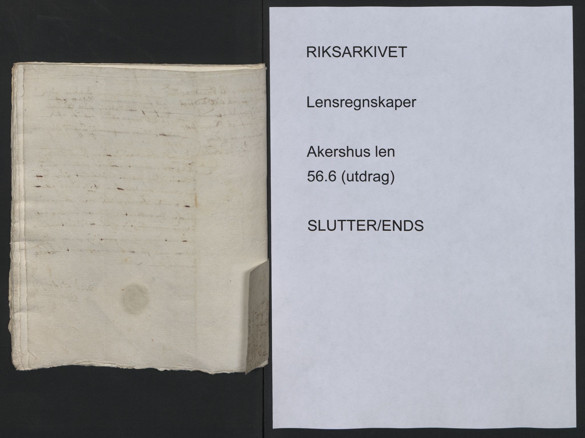 Rentekammeret inntil 1814, Reviderte regnskaper, Lensregnskaper, AV/RA-EA-5023/R/Rb/Rba/L0056: Akershus len, 1620