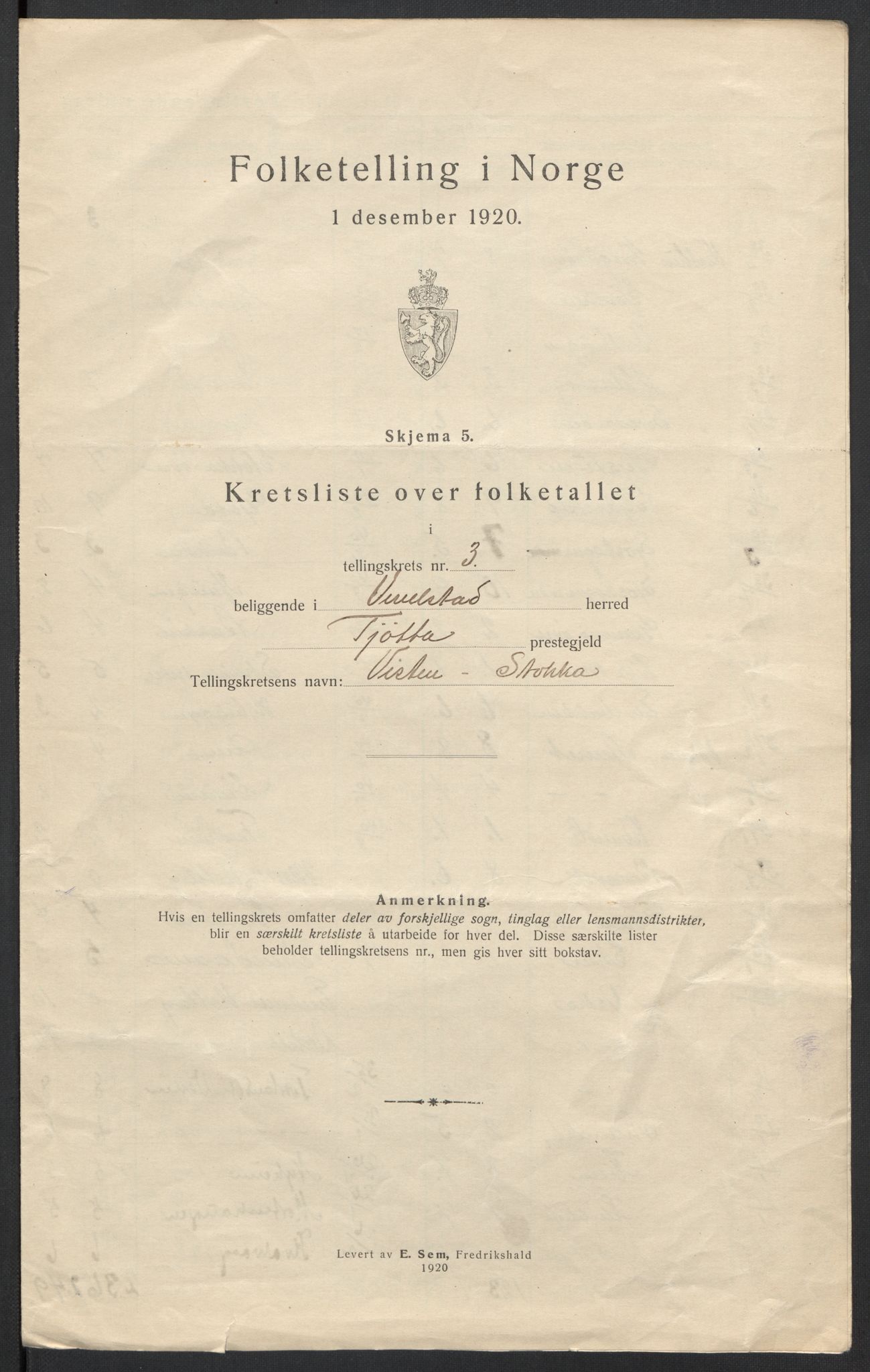 SAT, Folketelling 1920 for 1816 Vevelstad herred, 1920, s. 13