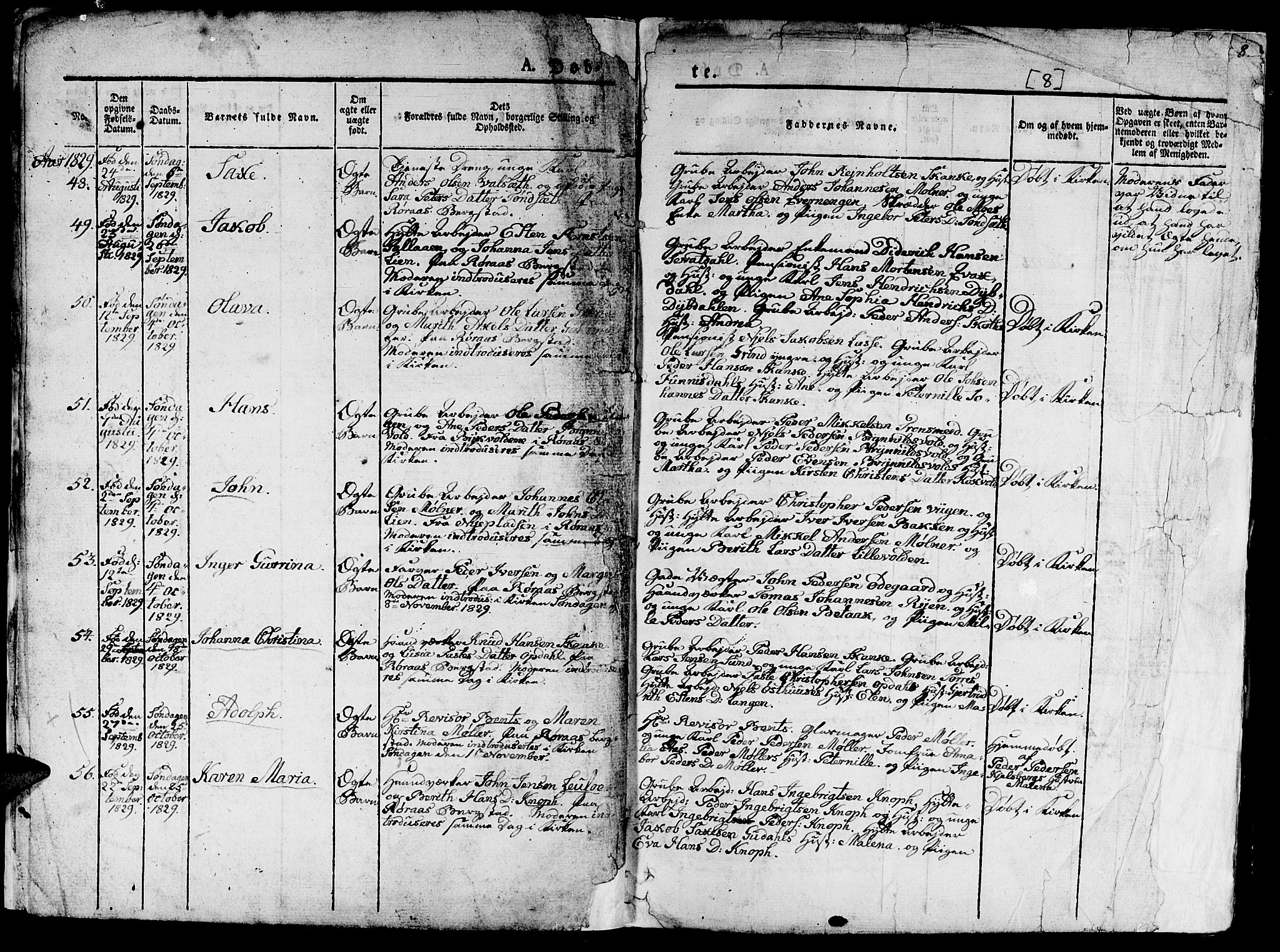 Ministerialprotokoller, klokkerbøker og fødselsregistre - Sør-Trøndelag, AV/SAT-A-1456/681/L0938: Klokkerbok nr. 681C02, 1829-1879, s. 9