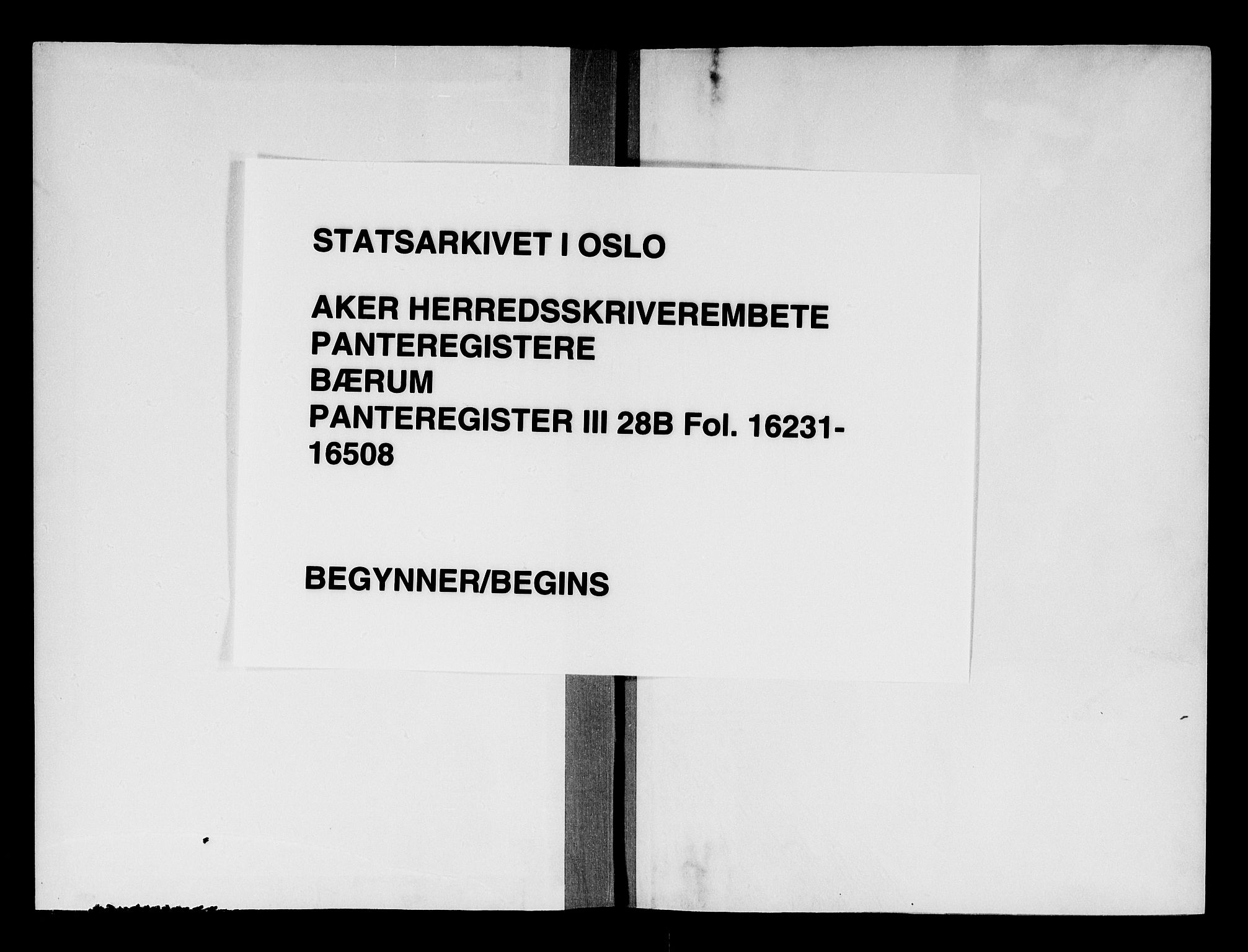 Aker herredsskriveri, SAO/A-10896/G/Ga/Gab/Gabc/L0028b: Panteregister nr. III 28b, 1932-1950