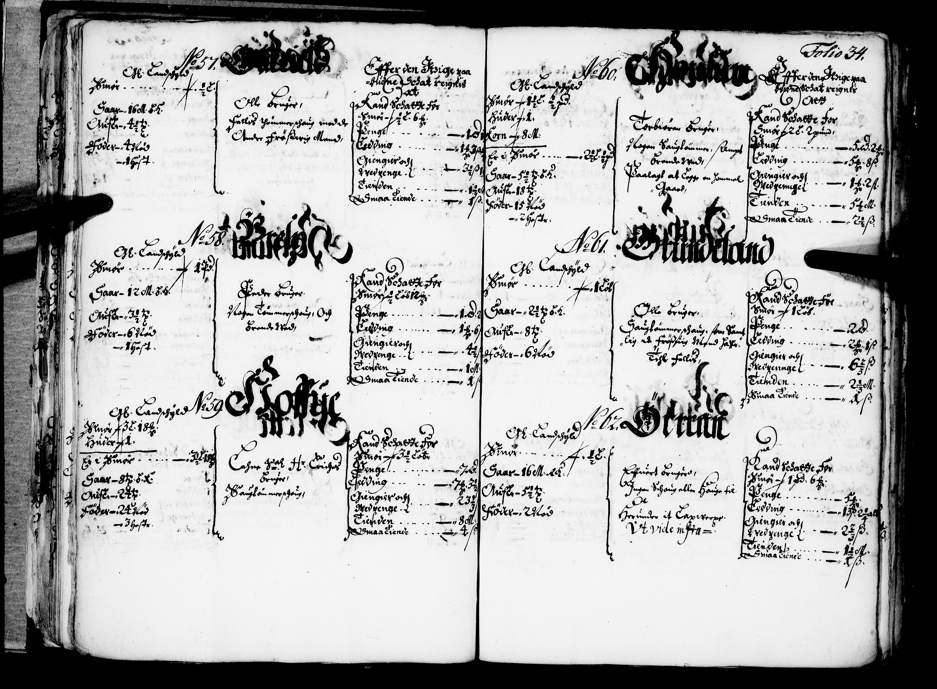 Rentekammeret inntil 1814, Realistisk ordnet avdeling, AV/RA-EA-4070/N/Nb/Nba/L0042: Ytre Sogn fogderi, 1667, s. 33b-34a