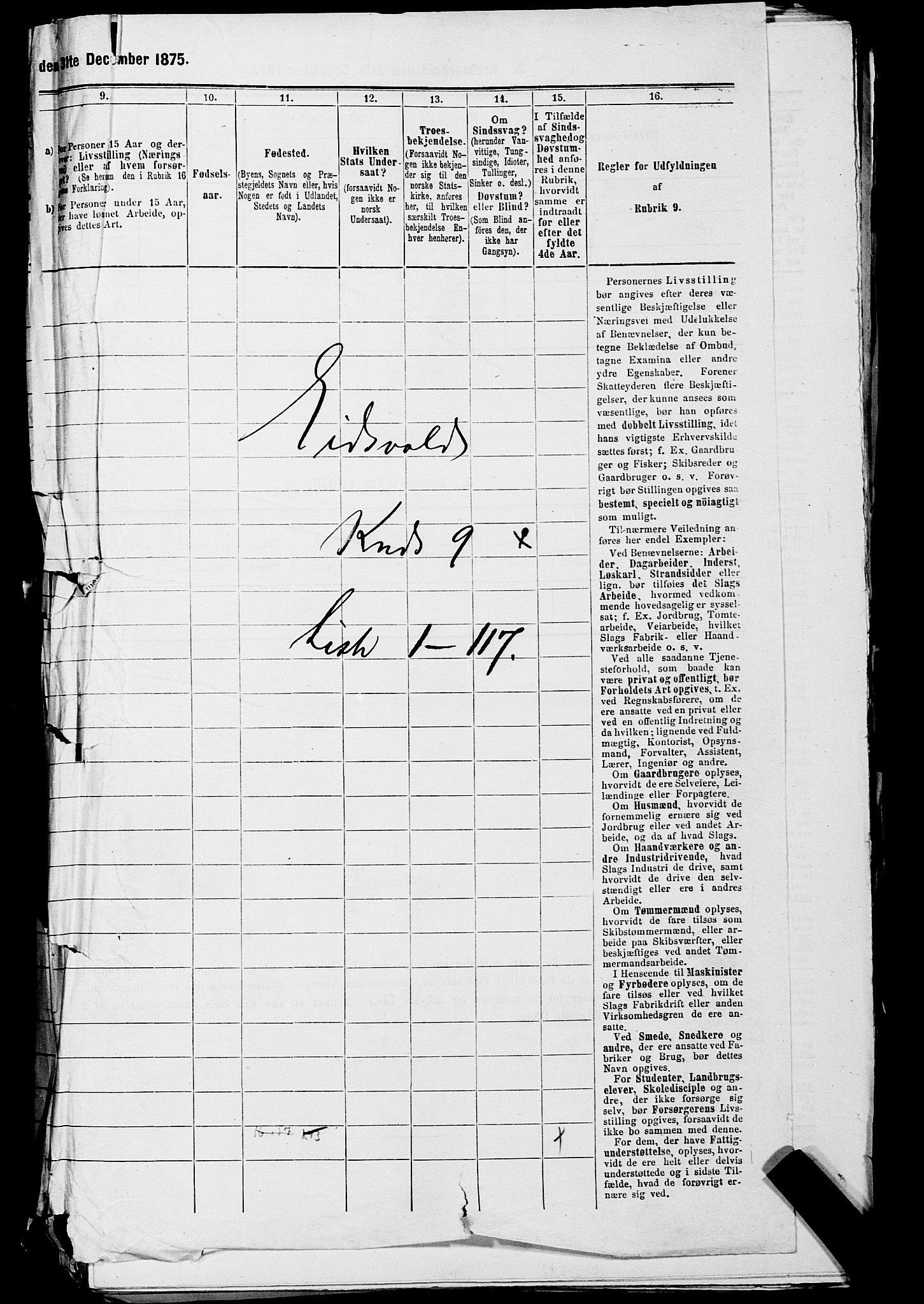 RA, Folketelling 1875 for 0237P Eidsvoll prestegjeld, 1875, s. 1207