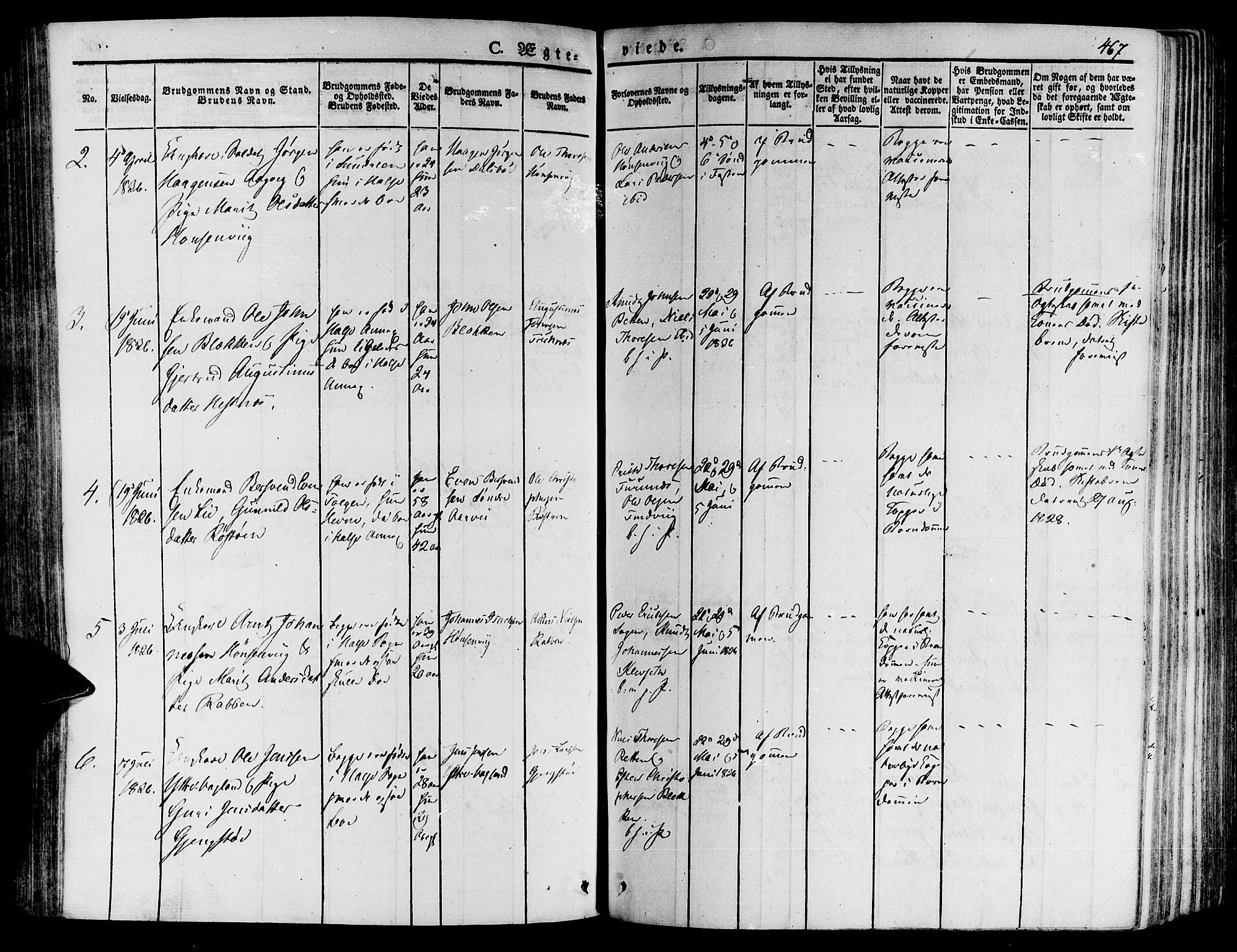 Ministerialprotokoller, klokkerbøker og fødselsregistre - Møre og Romsdal, SAT/A-1454/592/L1025: Ministerialbok nr. 592A03 /2, 1831-1849, s. 467