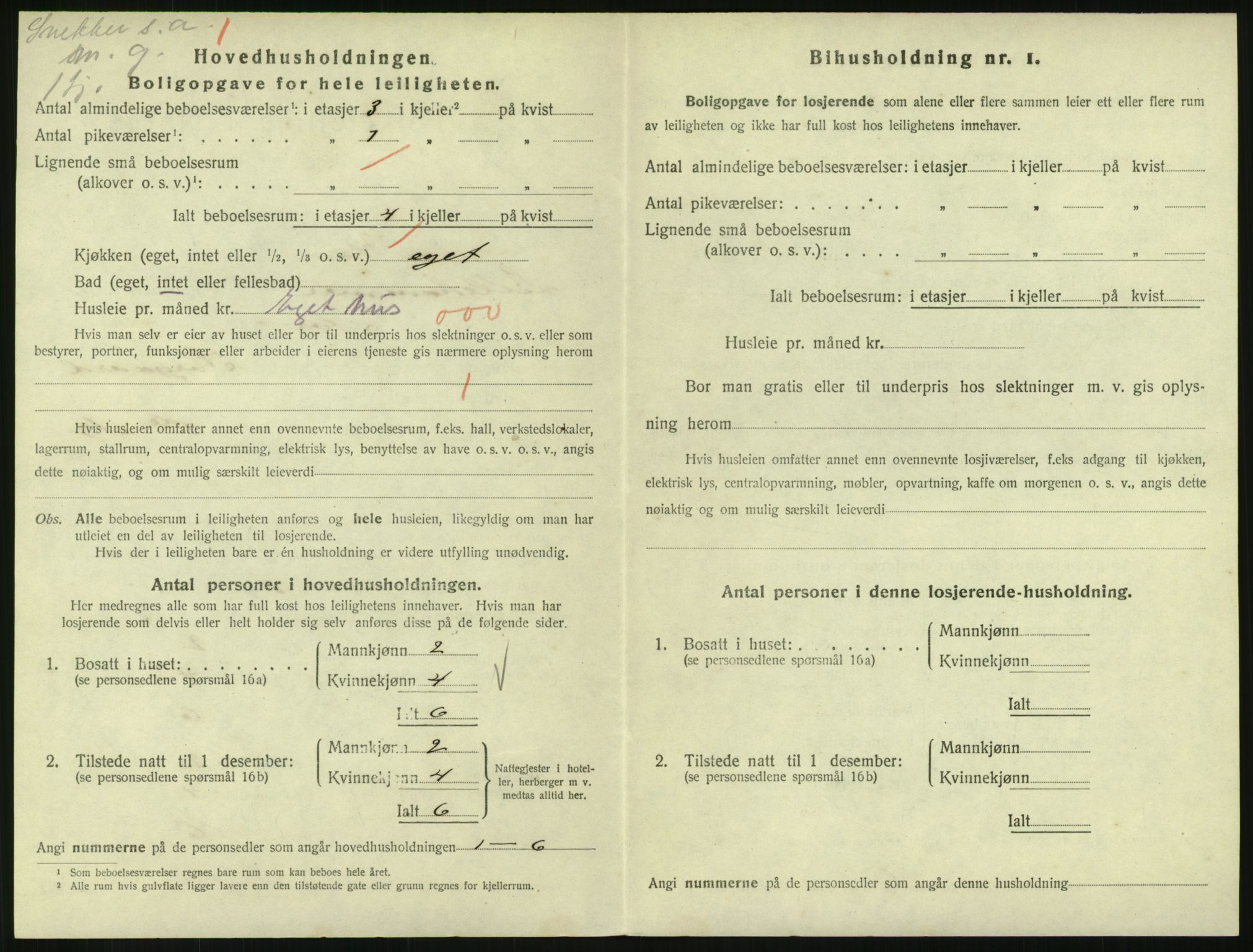 SAH, Folketelling 1920 for 0501 Lillehammer kjøpstad, 1920, s. 1423