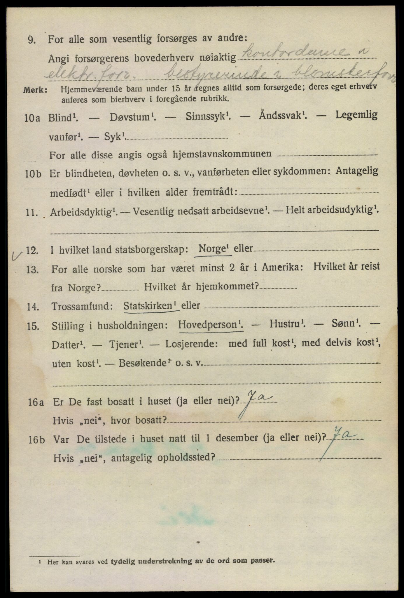 SAO, Folketelling 1920 for 0301 Kristiania kjøpstad, 1920, s. 647546