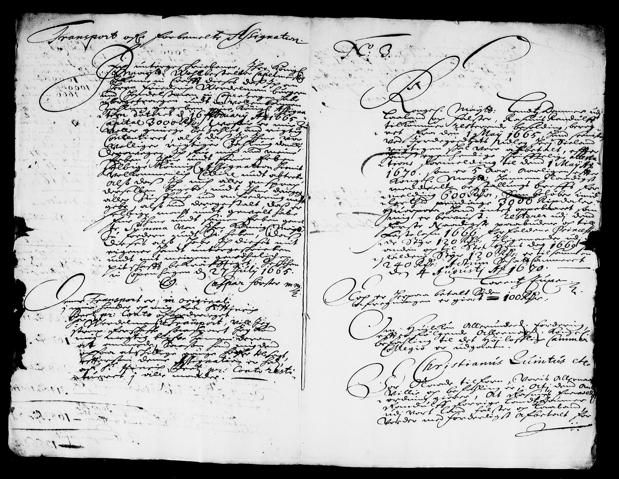 Rentekammeret inntil 1814, Reviderte regnskaper, Stiftamtstueregnskaper, Bergen stiftamt, AV/RA-EA-6043/R/Rc/L0033: Bergen stiftamt, 1664-1671