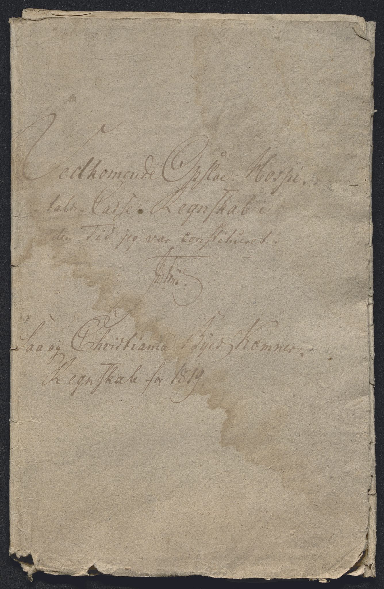 Oslo stiftsdireksjon, AV/SAO-A-11085/K/Kb/L0002/0001: Oslo Hospital / Regnskap, 1761-1826, s. 118