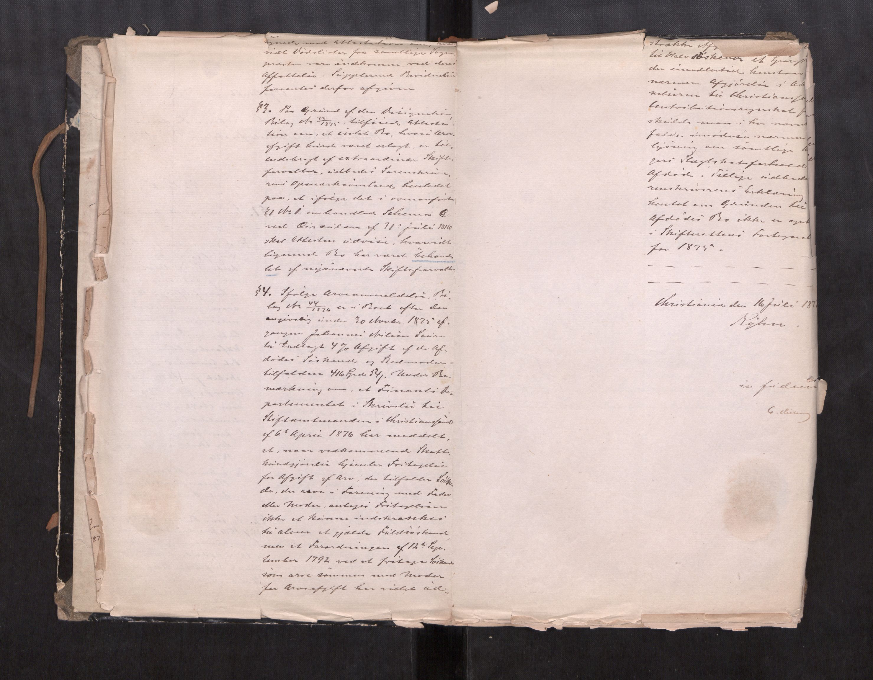 Salten sorenskriveri, AV/SAT-A-4578/1/3/3L/L0001: Dødsfallprotokoll, 1863-1876