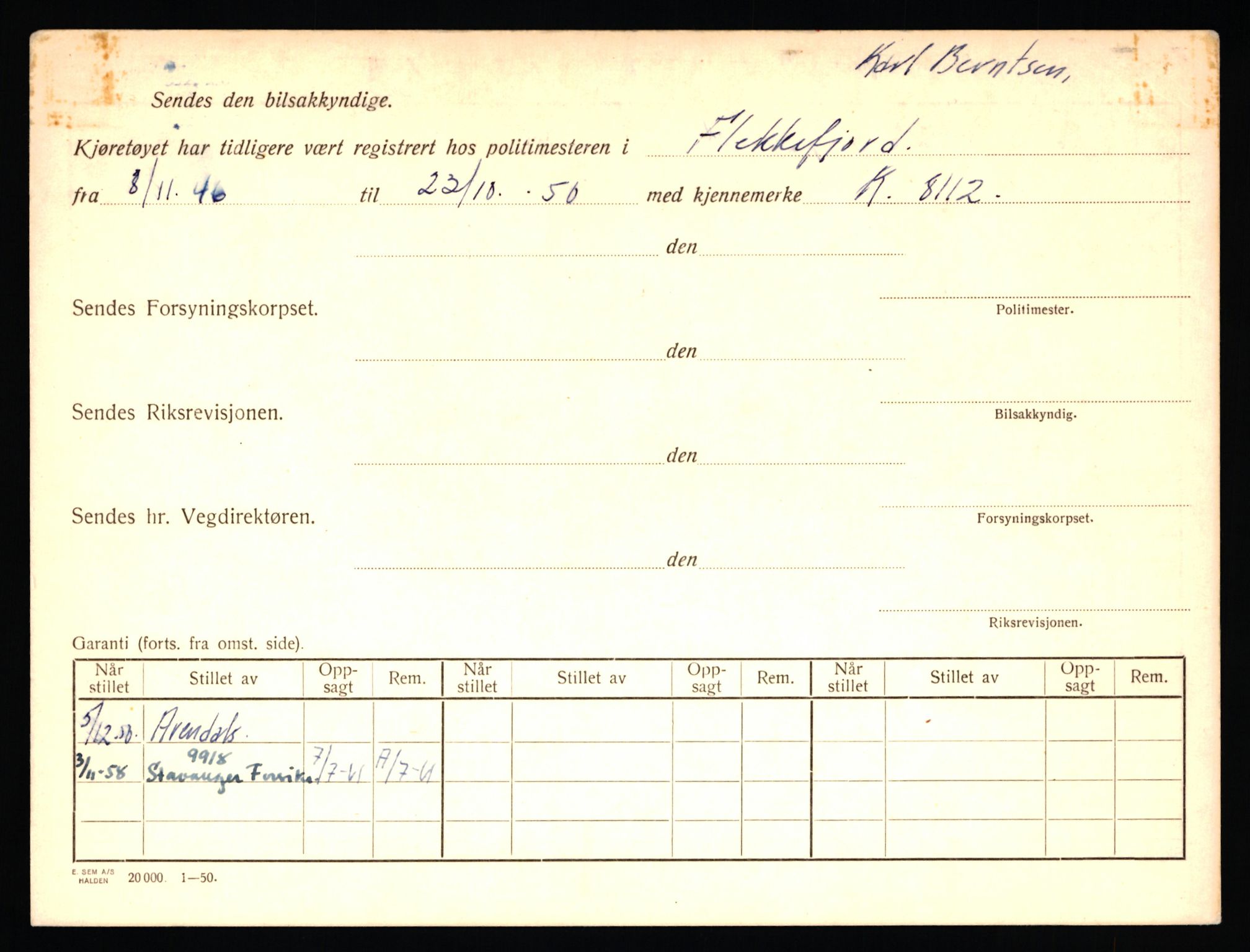 Stavanger trafikkstasjon, AV/SAST-A-101942/0/F/L0042: L-24600 - L-25233, 1930-1971, s. 234