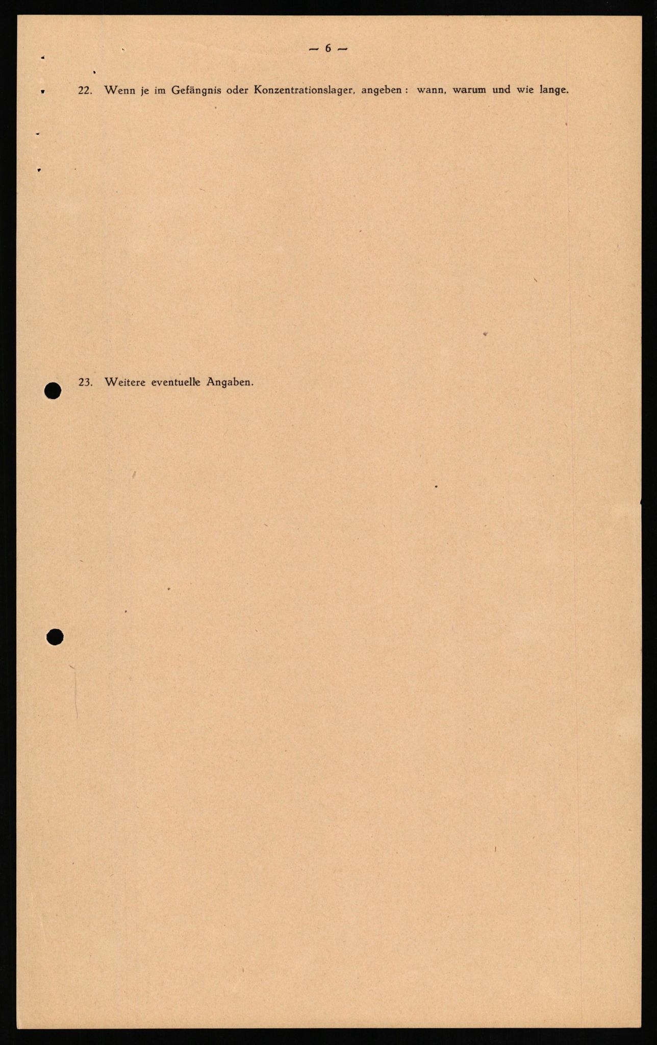 Forsvaret, Forsvarets overkommando II, AV/RA-RAFA-3915/D/Db/L0023: CI Questionaires. Tyske okkupasjonsstyrker i Norge. Tyskere., 1945-1946, s. 26